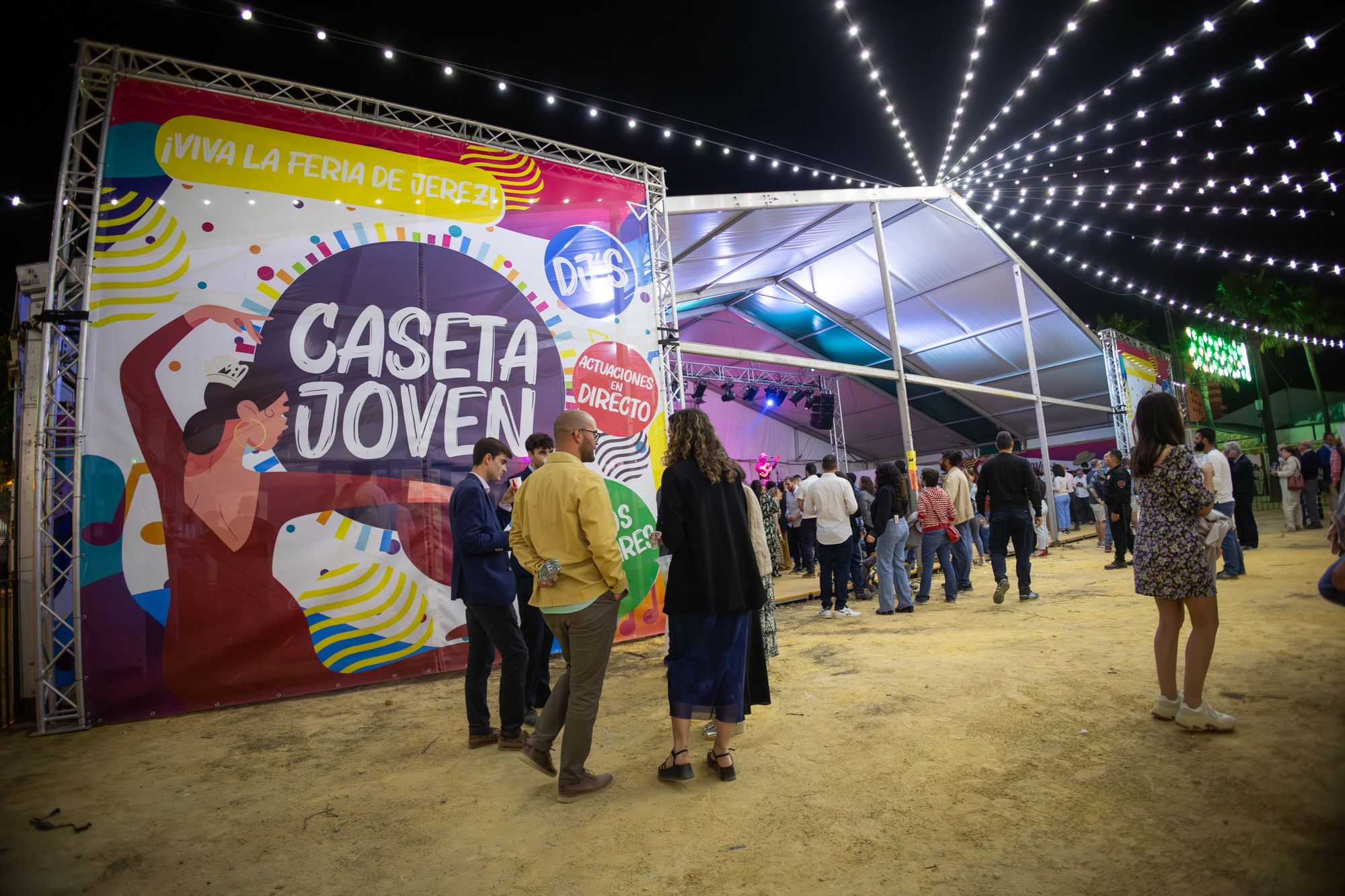 Caseta joven en la Feria del Caballo
