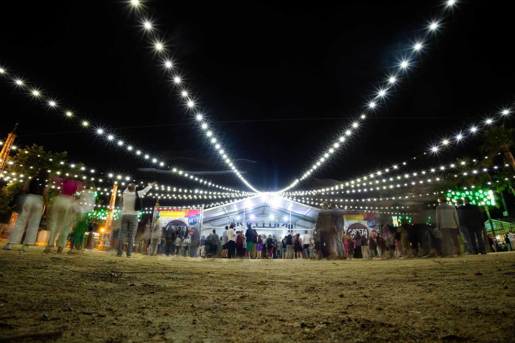 Caseta joven en la Feria del Caballo