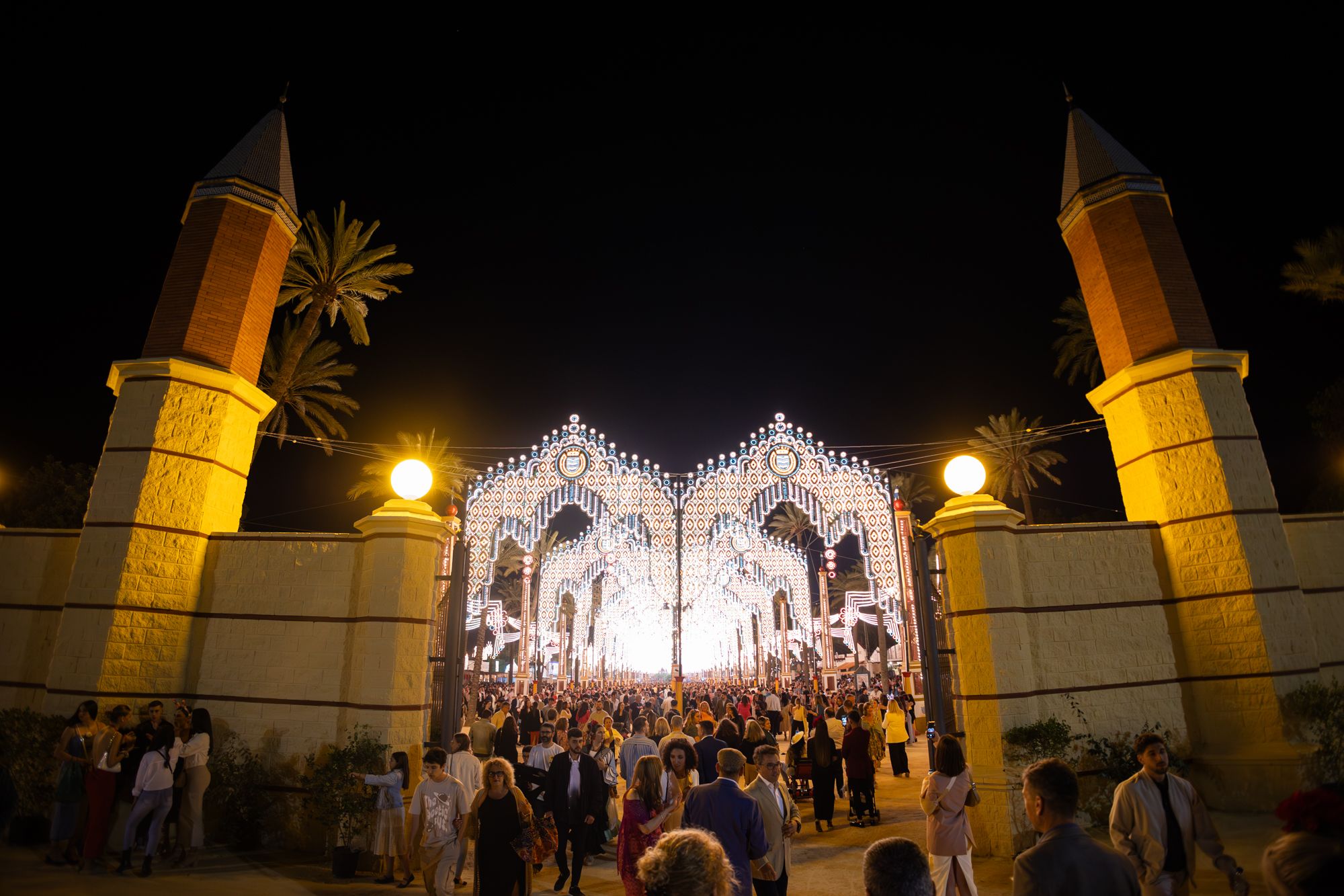 Vista del Parque González Hontoria desde la avenida Álvaro Domecq