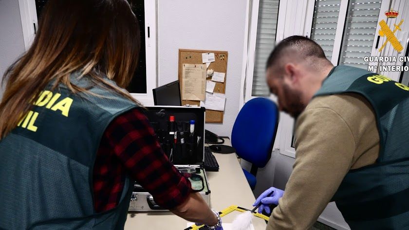 Operativo de la Guardia Civil. FOTO: GUARDIA CIVIL