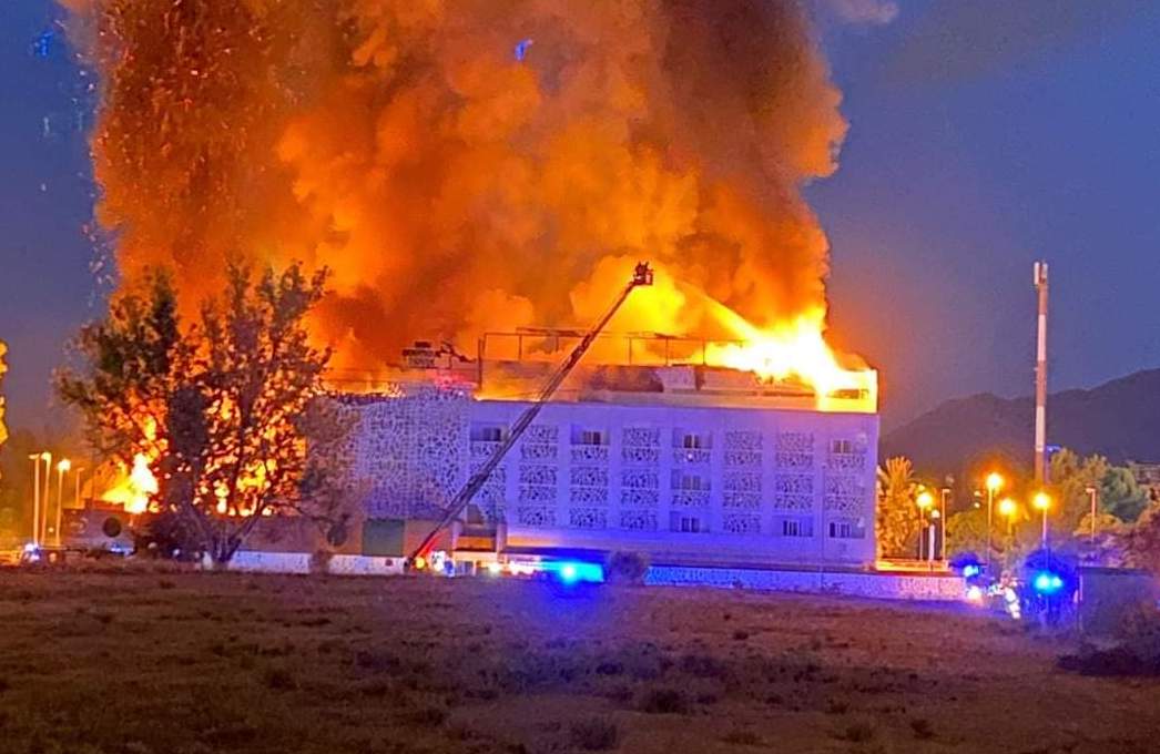 Incendio en Marbella. IMAGEN: RTVE
