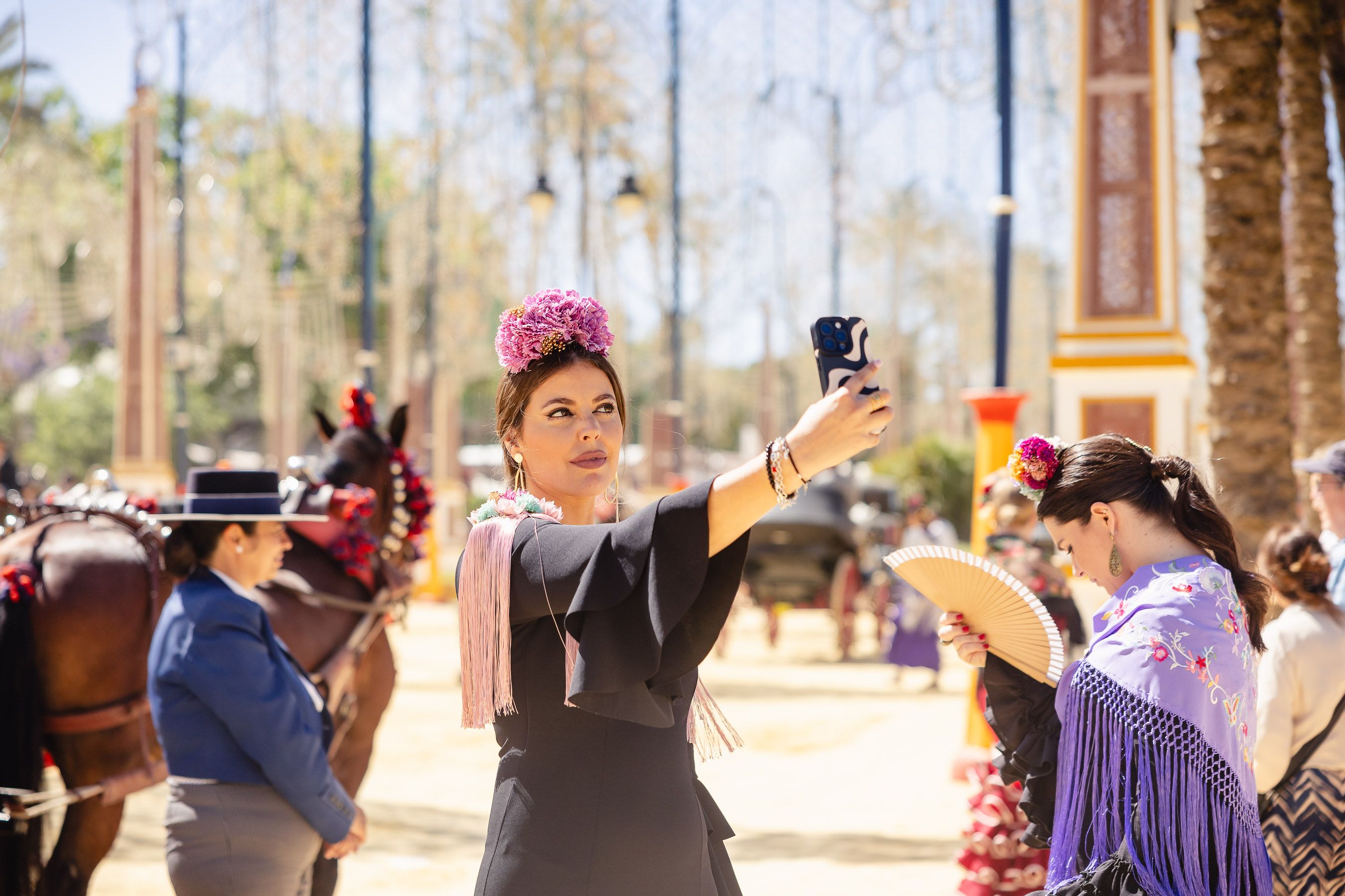 Lunes de Feria del Caballo en Jerez, en una edición pasada.