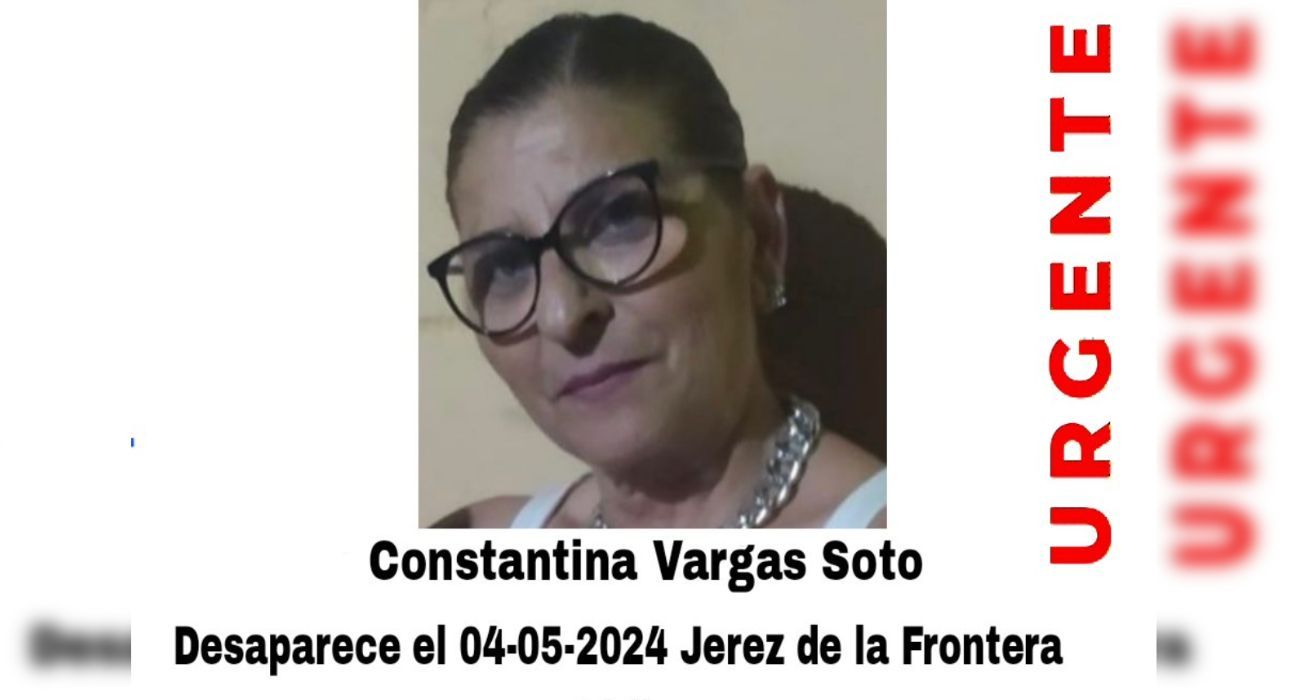 Constantina Vargas Soto desapareció el sábado en Jerez.
