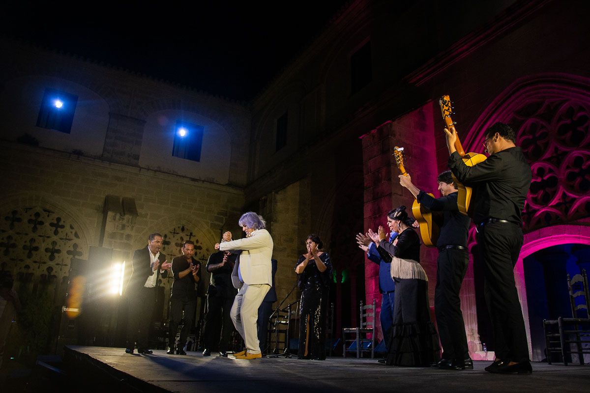 Fin de fiesta en la 53 edición de la Fiesta de la Bulería, marcada por el Covid-19. FOTO: MANU GARCÍA.