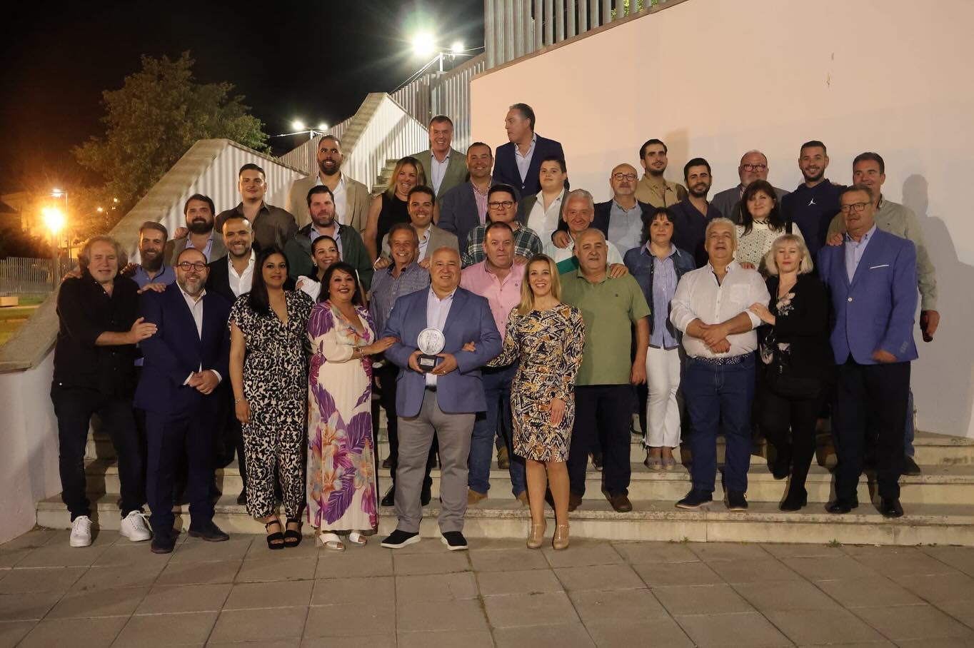 El acto de homenaje a Fidel Moreno en Alcalá de Guadaíra.