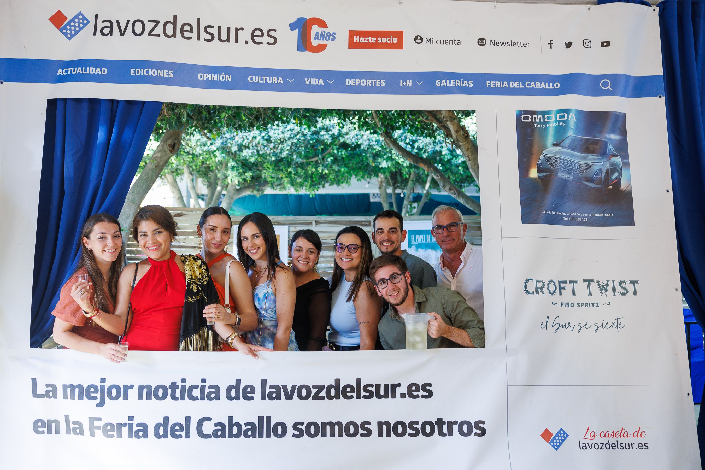 Martes de Feria de Jerez en la caseta de lavozdelsur.es 