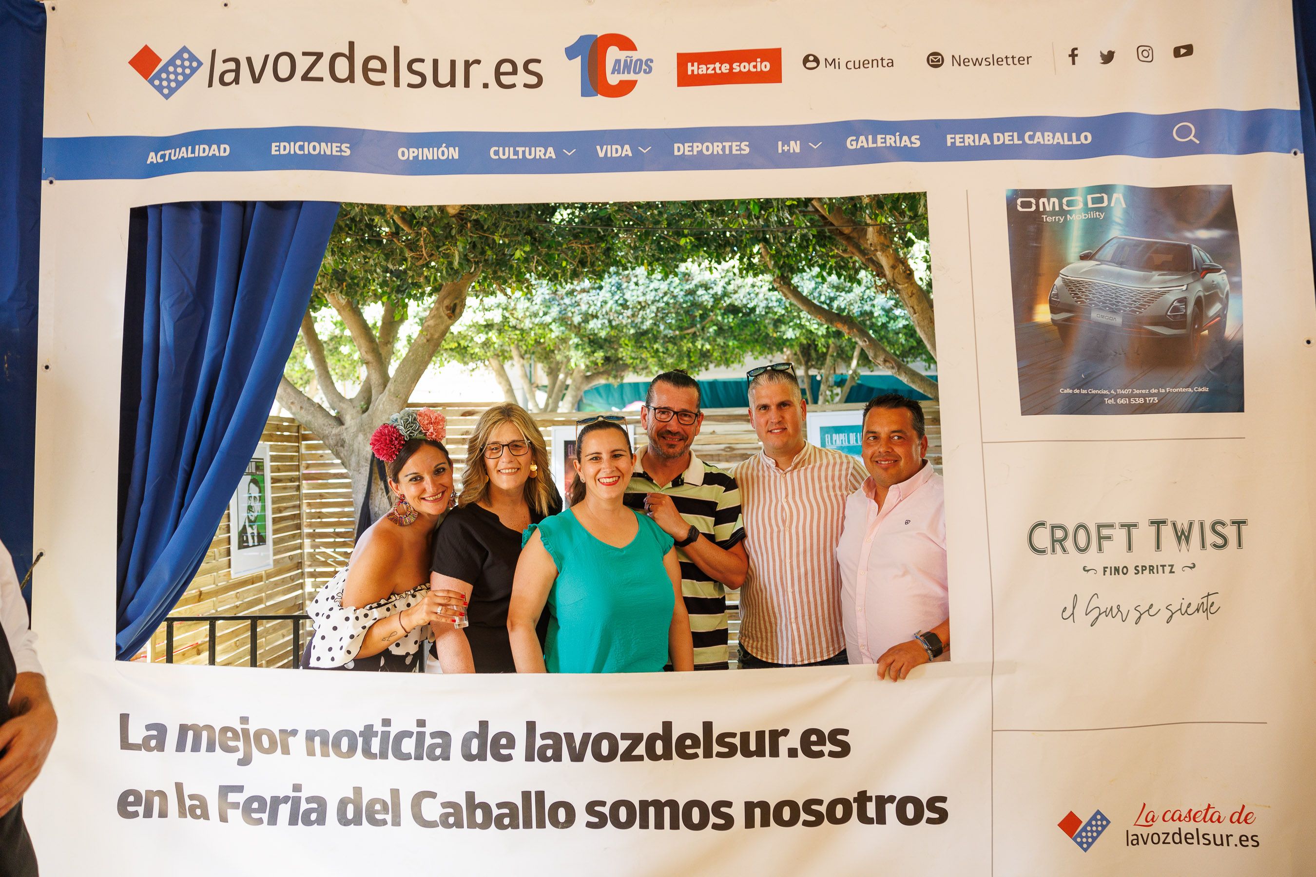 Martes de Feria de Jerez en la caseta de lavozdelsur.es 