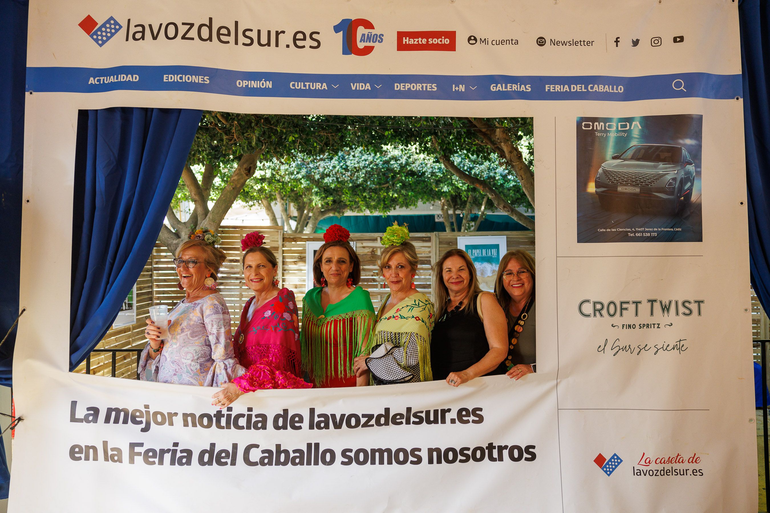 Martes de Feria de Jerez en la caseta de lavozdelsur.es 