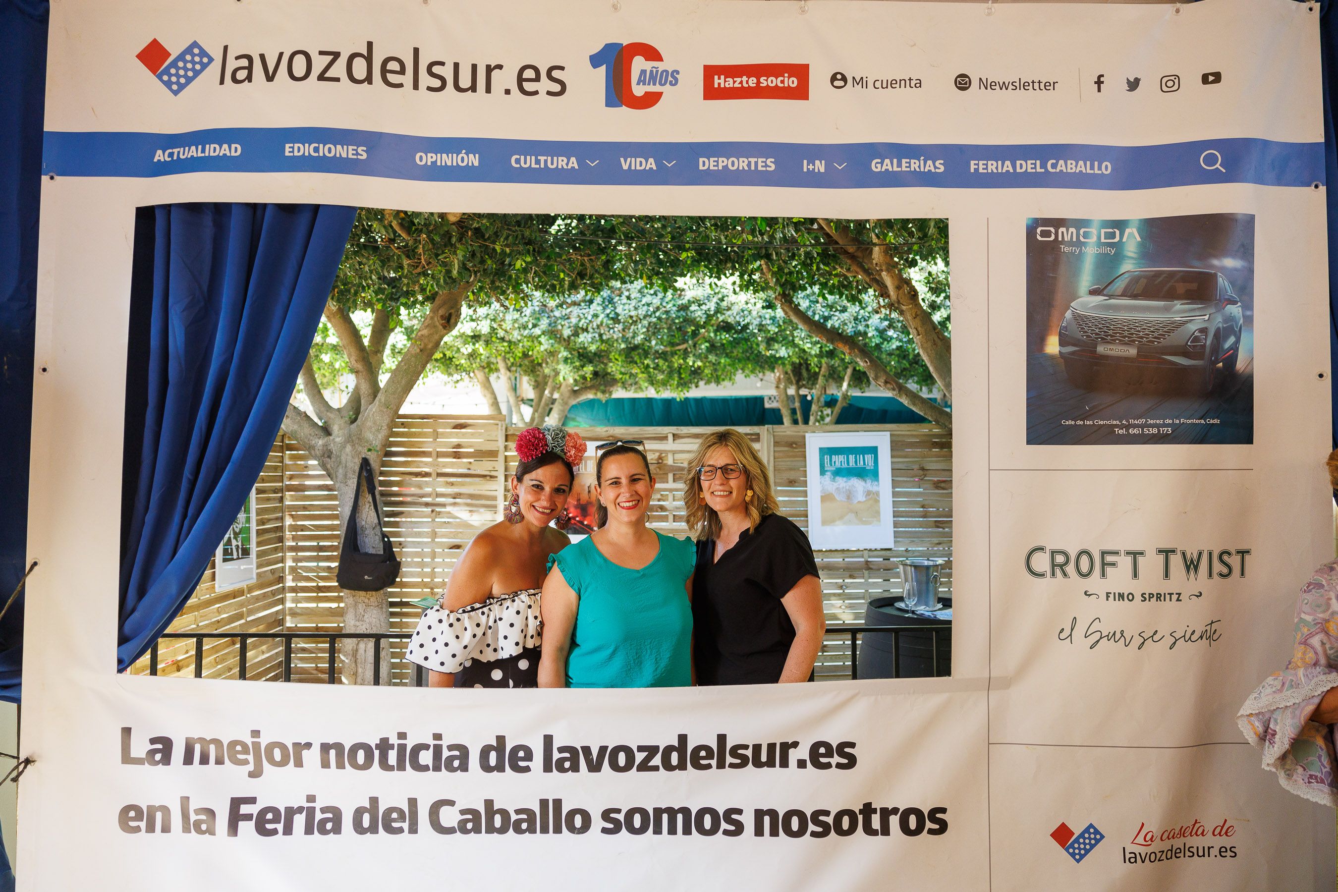 Martes de Feria de Jerez en la caseta de lavozdelsur.es 