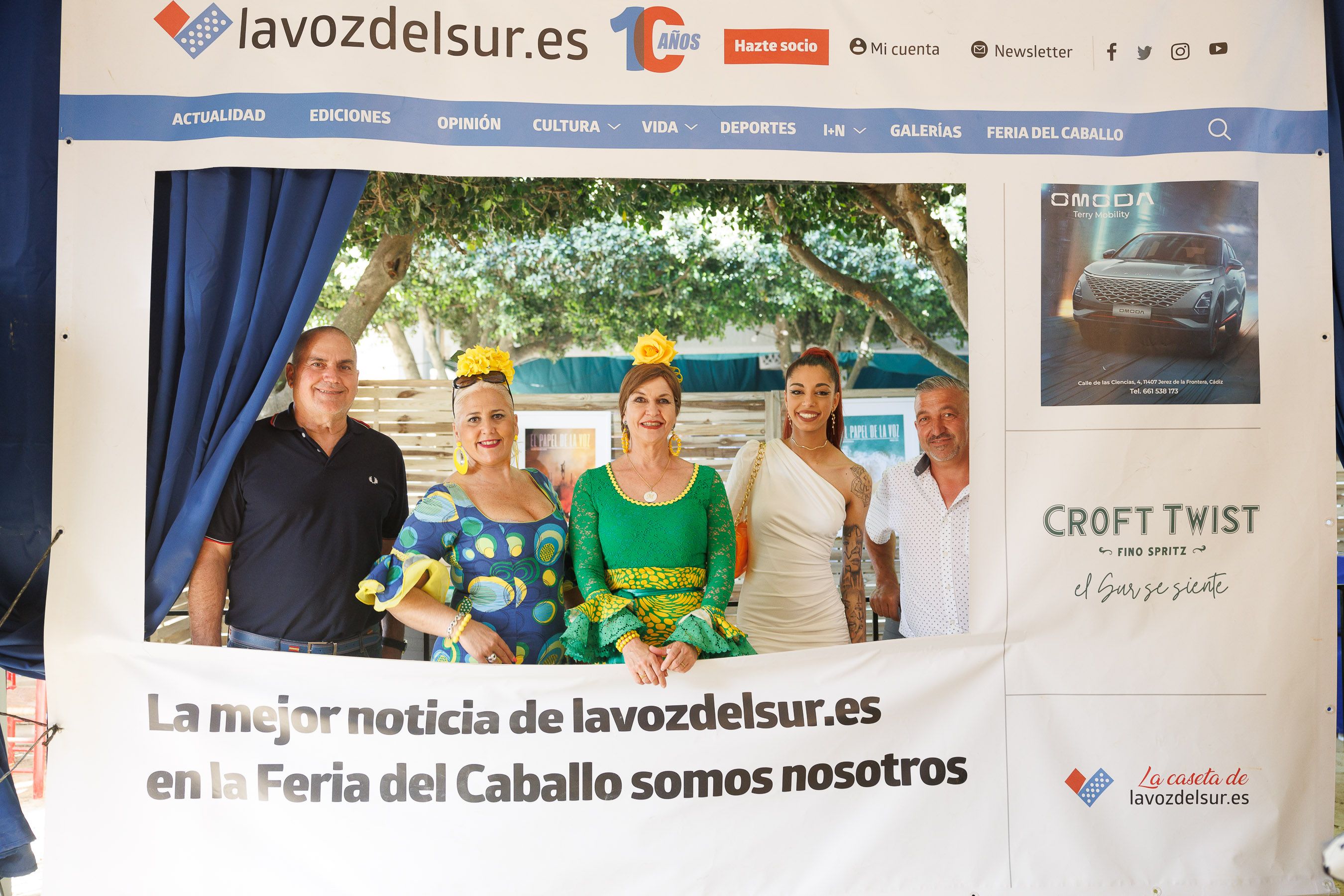 Martes de Feria de Jerez en la caseta de lavozdelsur.es 