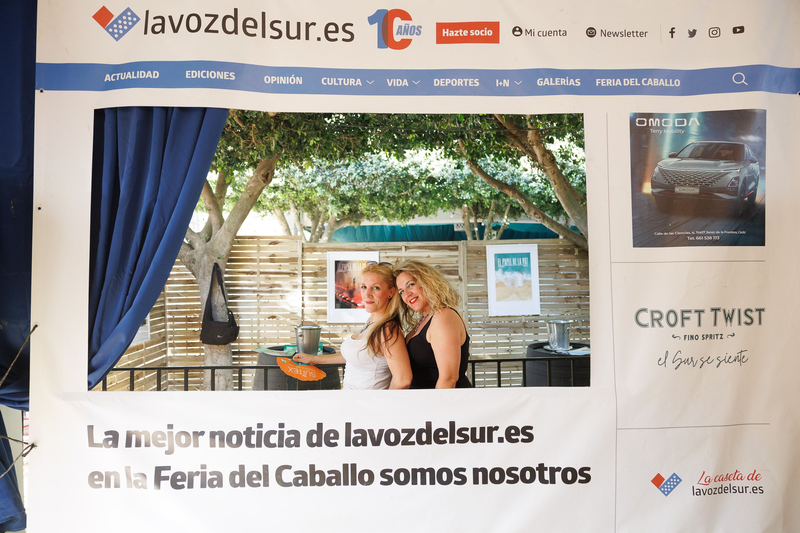 Martes de Feria de Jerez en la caseta de lavozdelsur.es 