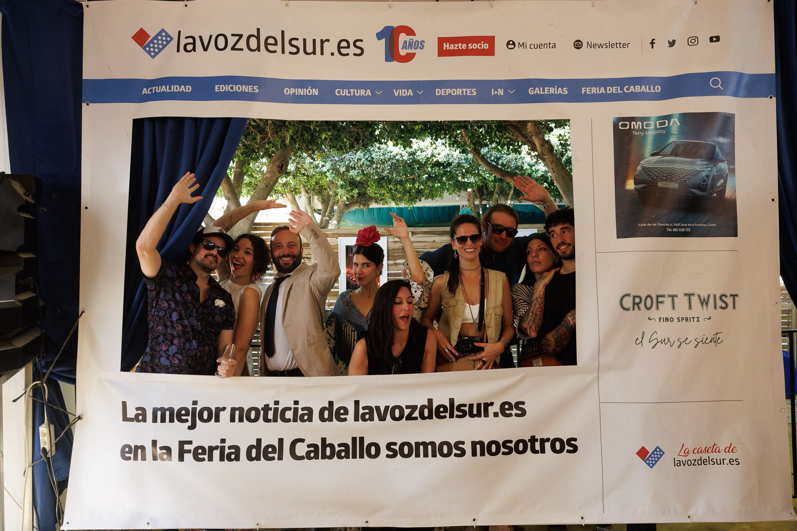 Martes de Feria de Jerez en la caseta de lavozdelsur.es 