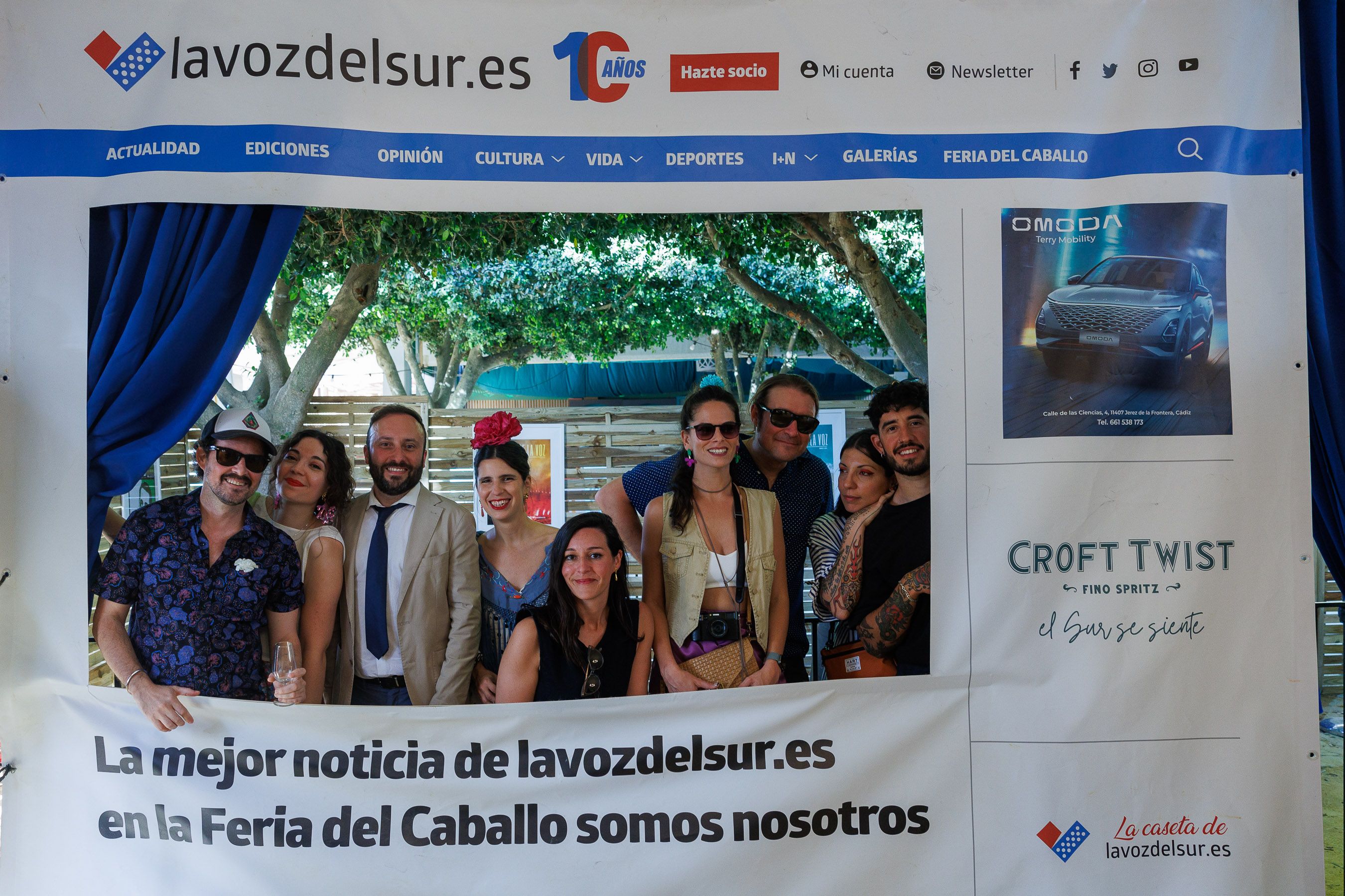 Martes de Feria de Jerez en la caseta de lavozdelsur.es 