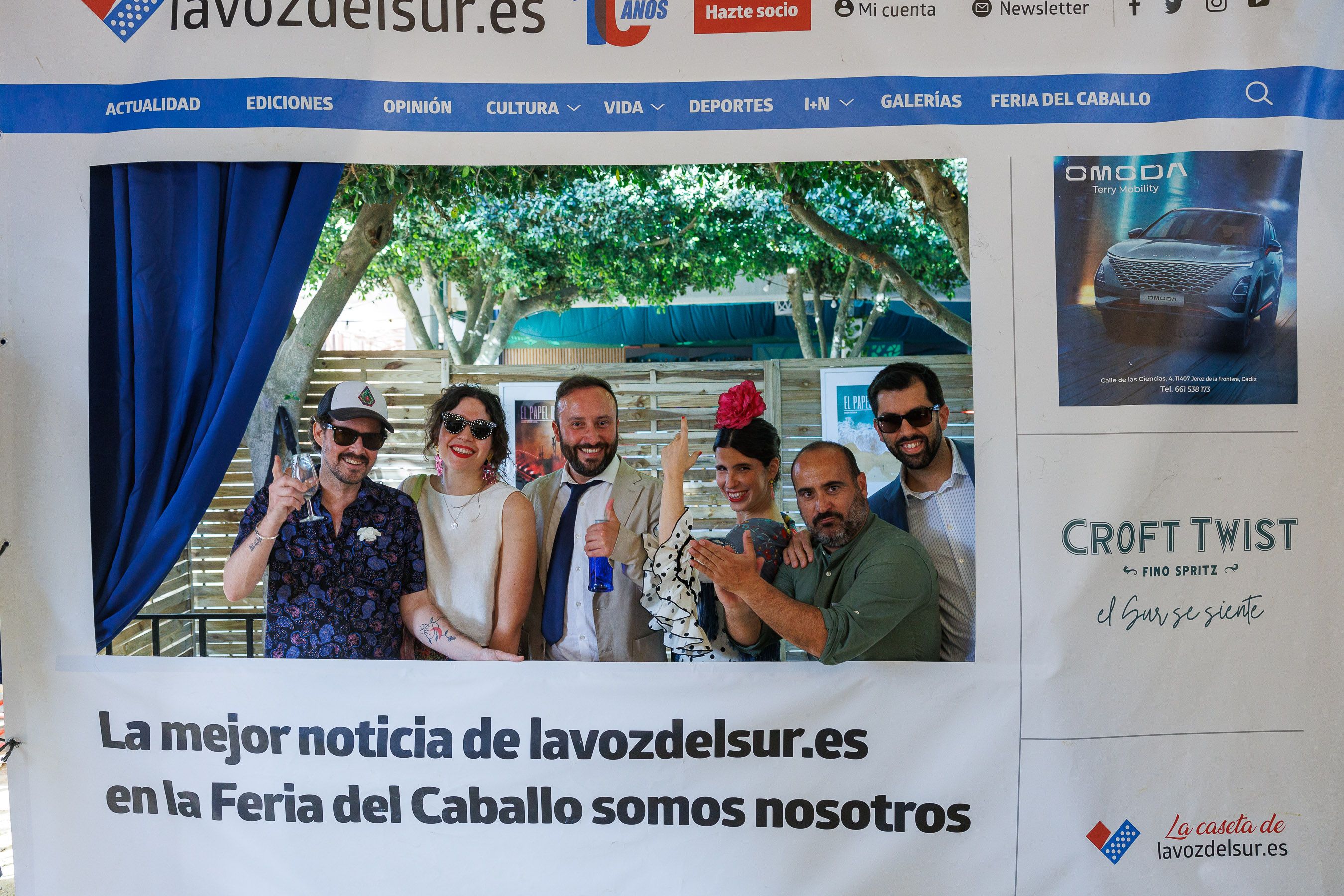 Martes de Feria de Jerez en la caseta de lavozdelsur.es 