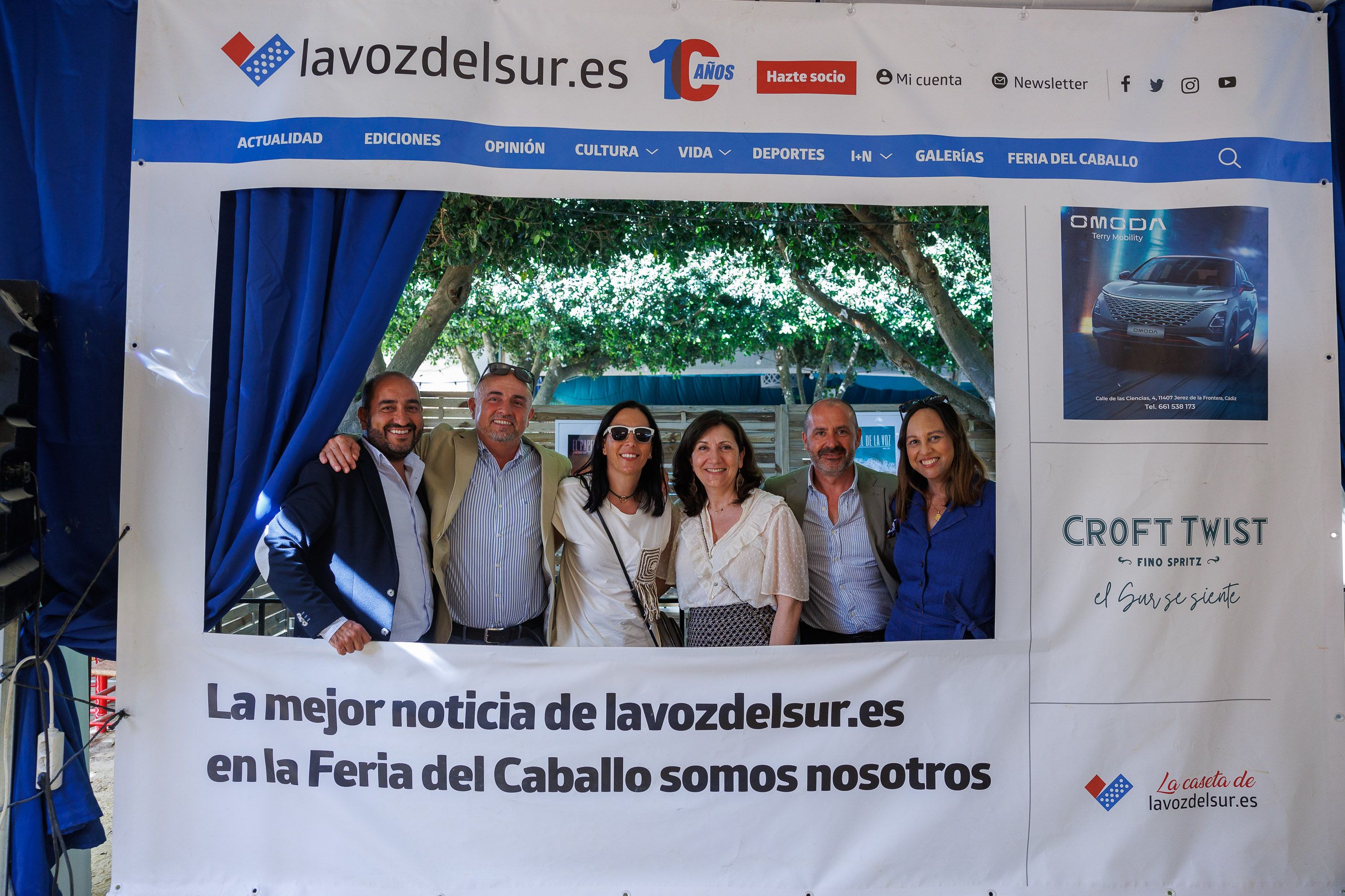 Martes de Feria de Jerez en la caseta de lavozdelsur.es 
