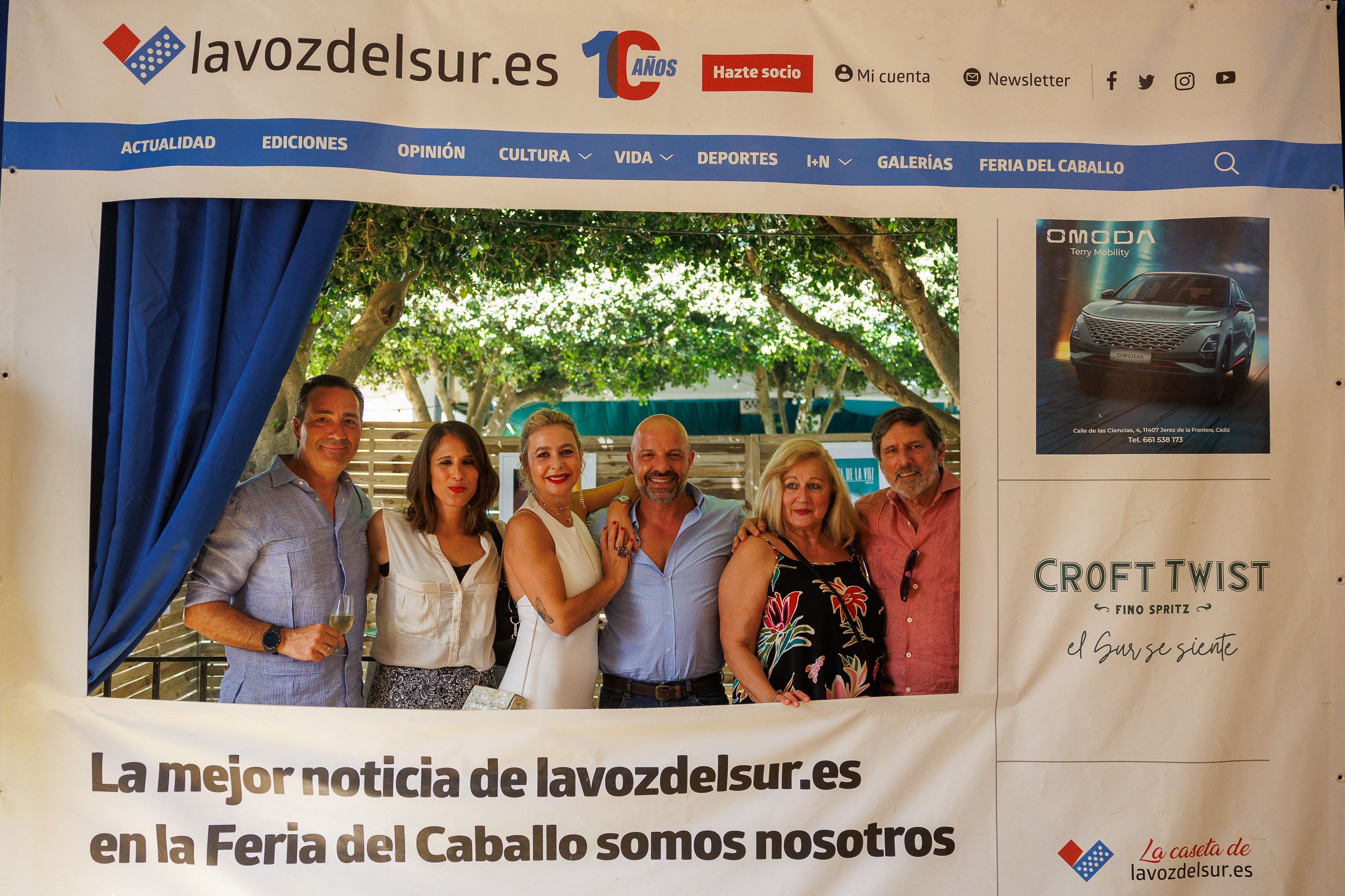 Martes de Feria de Jerez en la caseta de lavozdelsur.es 