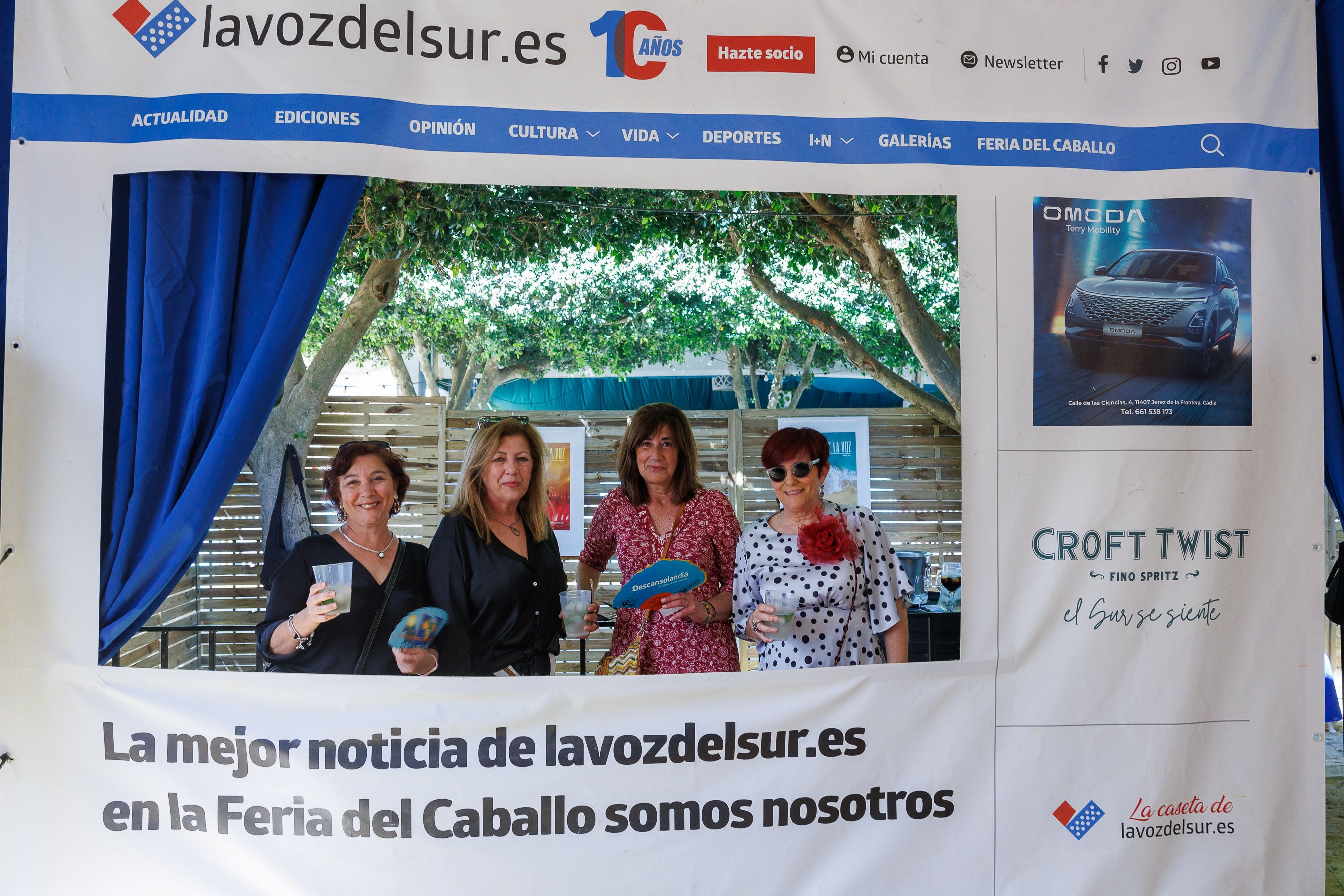 Martes de Feria de Jerez en la caseta de lavozdelsur.es 