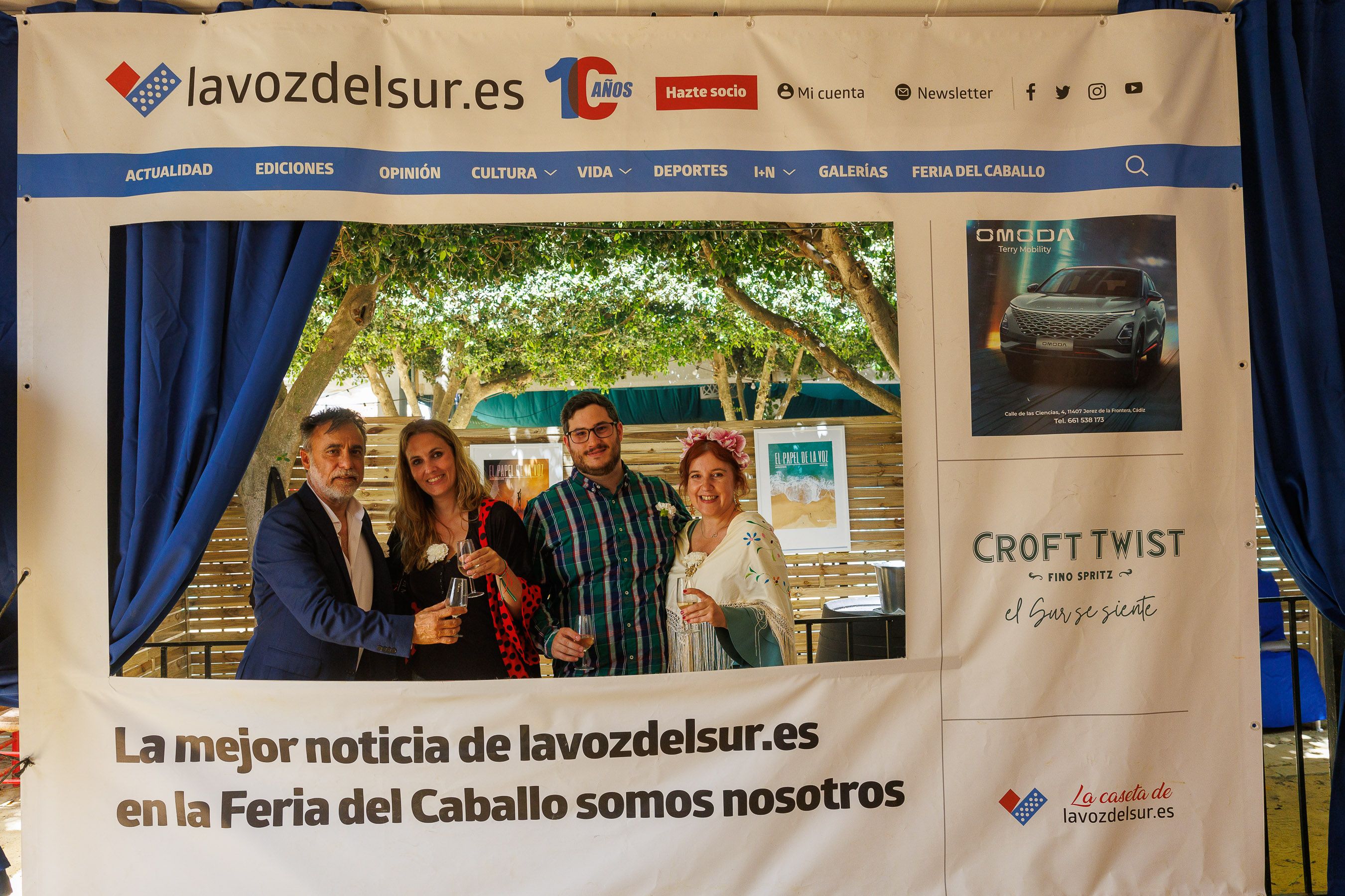 Martes de Feria de Jerez en la caseta de lavozdelsur.es 