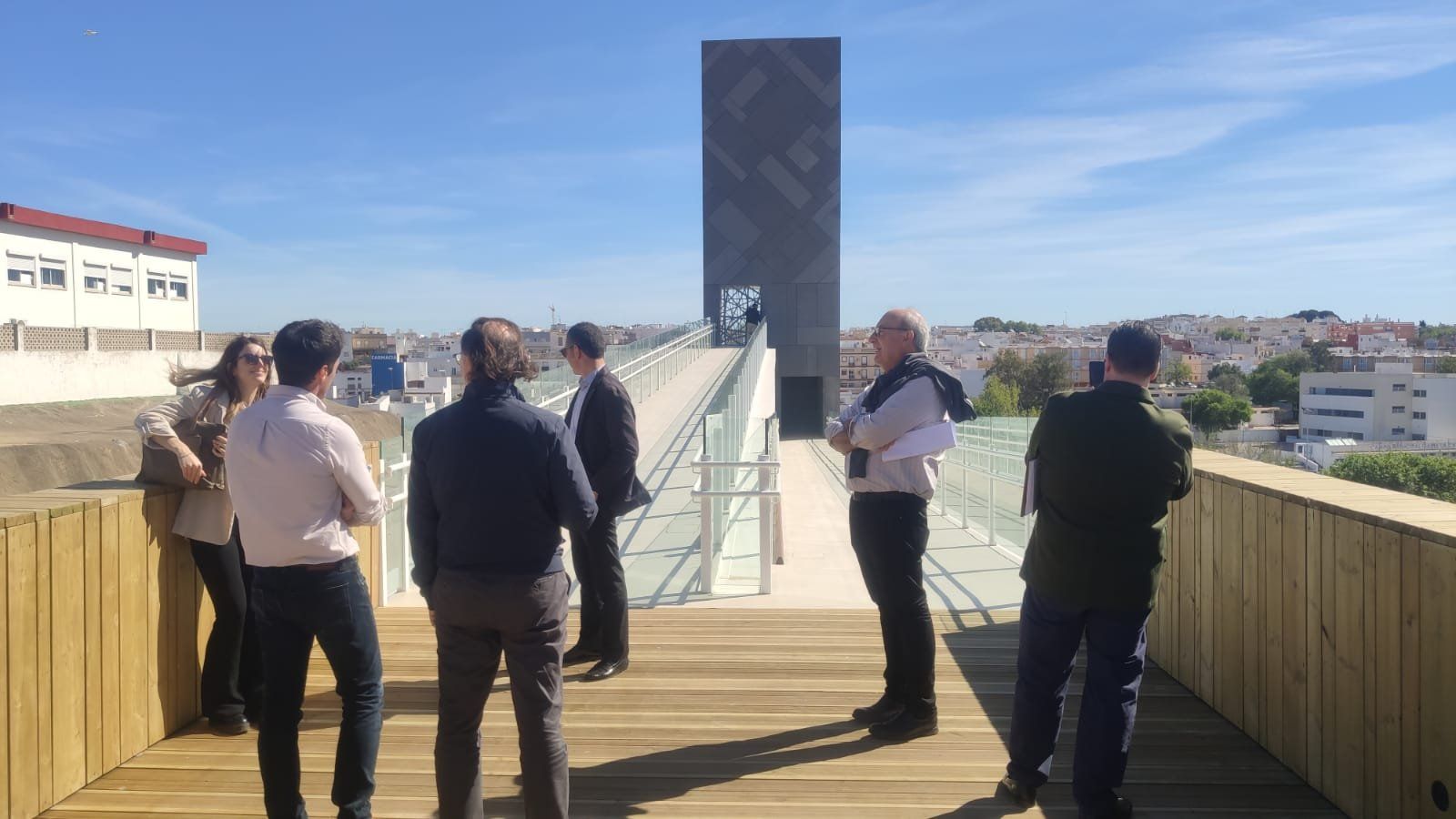 La torre mirador que se inaugurará el 21 de junio en Chiclana. La torre mirador que se inaugurará el 21 de junio en Chiclana.