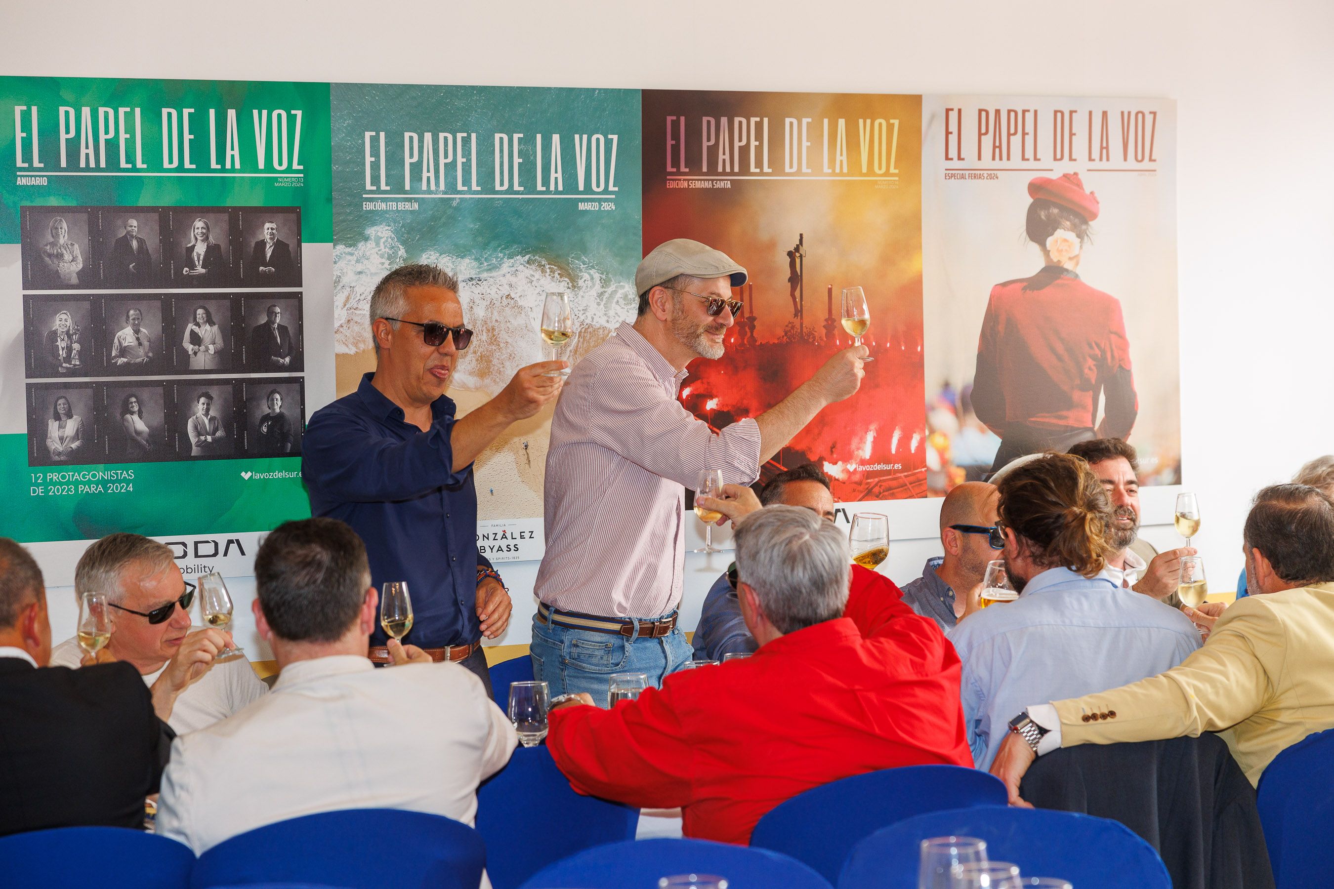 La caseta de lavozdelsur.es, el miércoles de Feria de Jerez