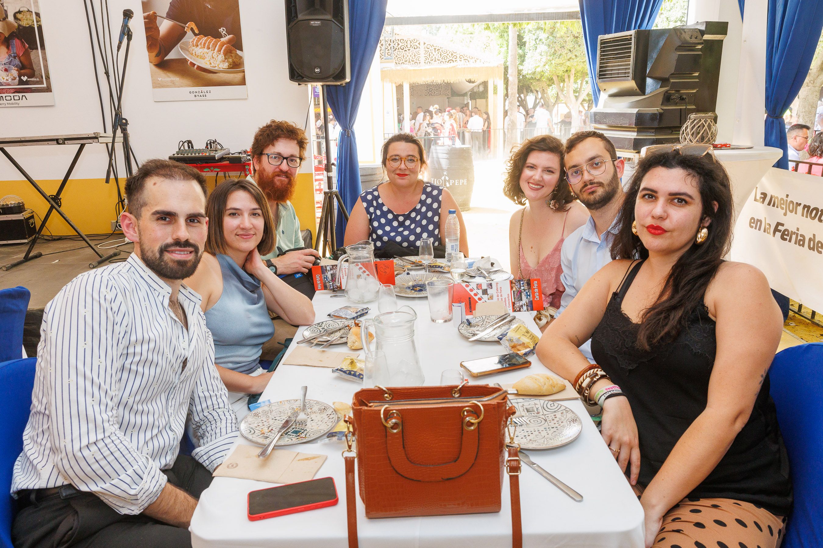 La caseta de lavozdelsur.es, el miércoles de Feria de Jerez