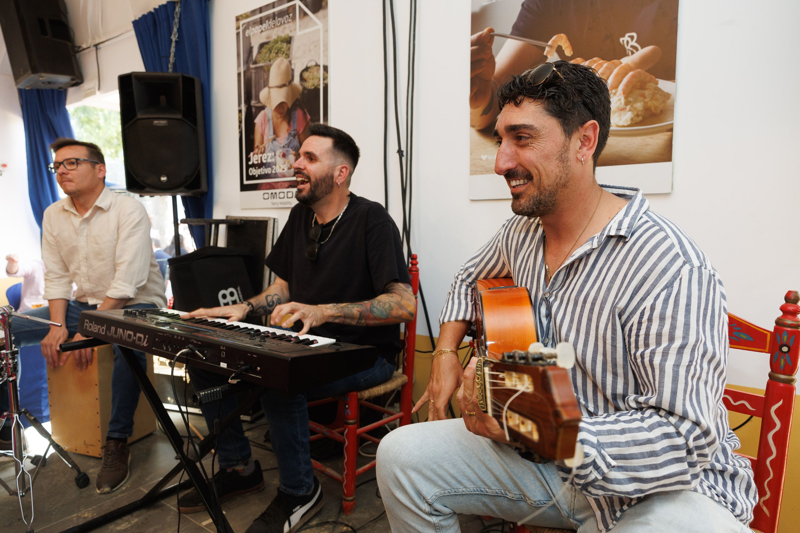 La caseta de lavozdelsur.es, el miércoles de Feria de Jerez