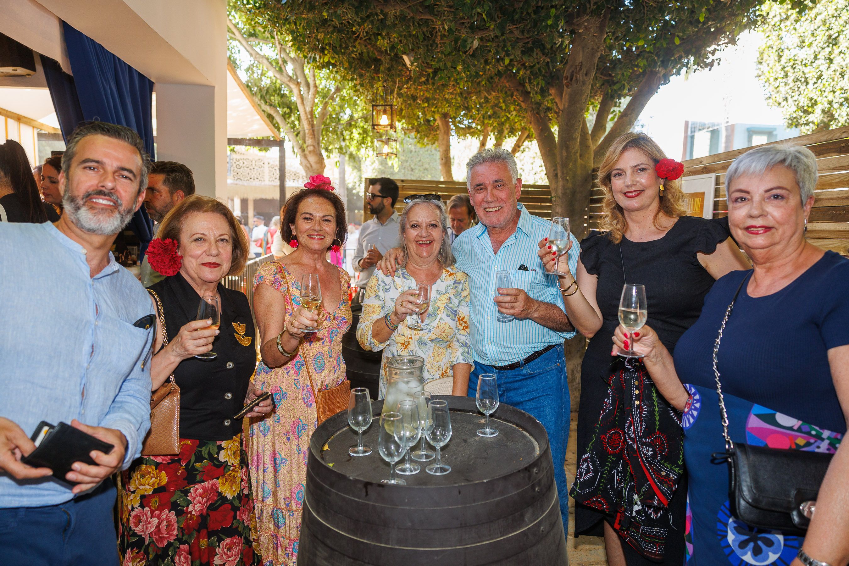 La caseta de lavozdelsur.es, el miércoles de Feria de Jerez