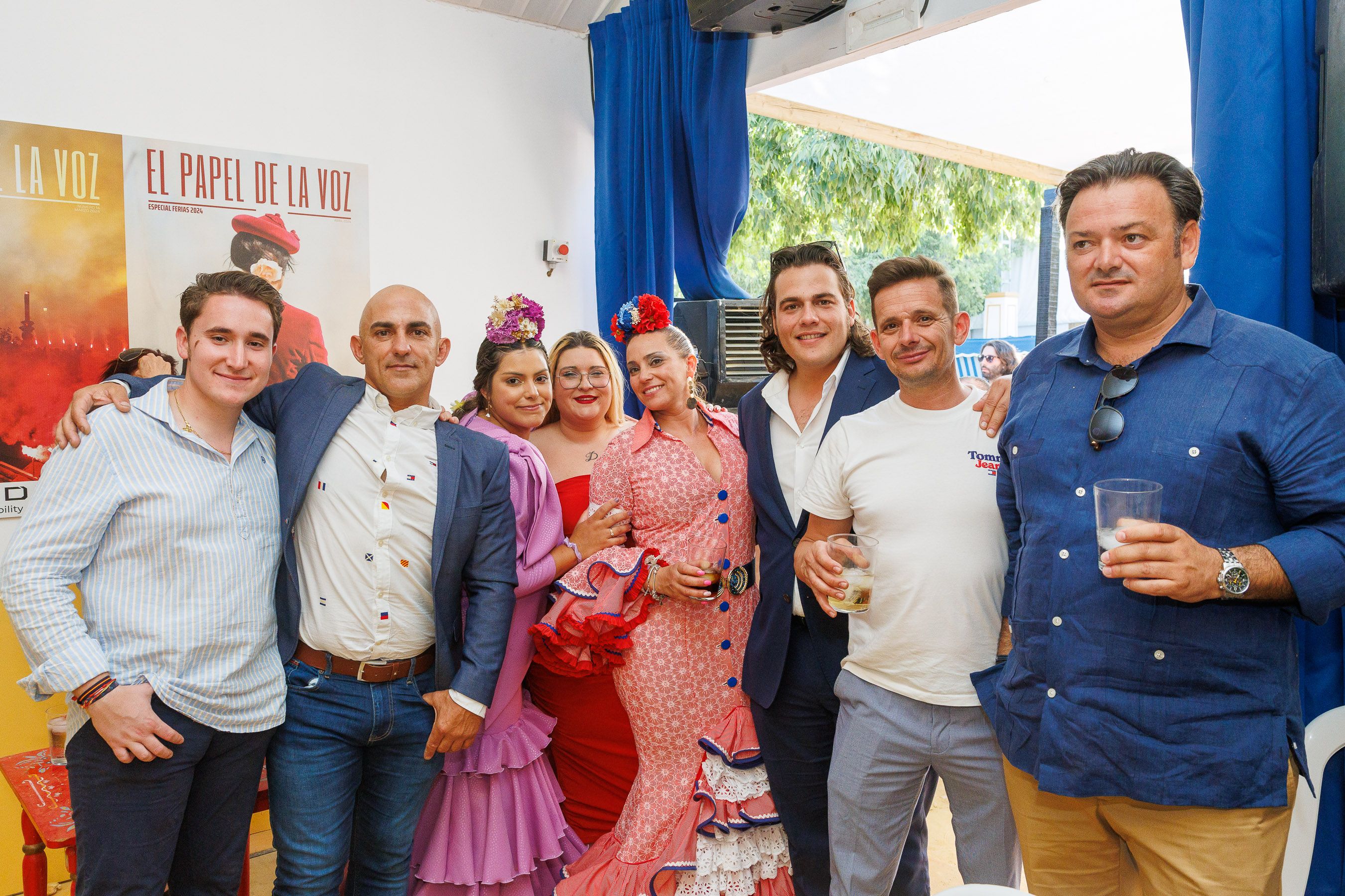 La caseta de lavozdelsur.es, el miércoles de Feria de Jerez