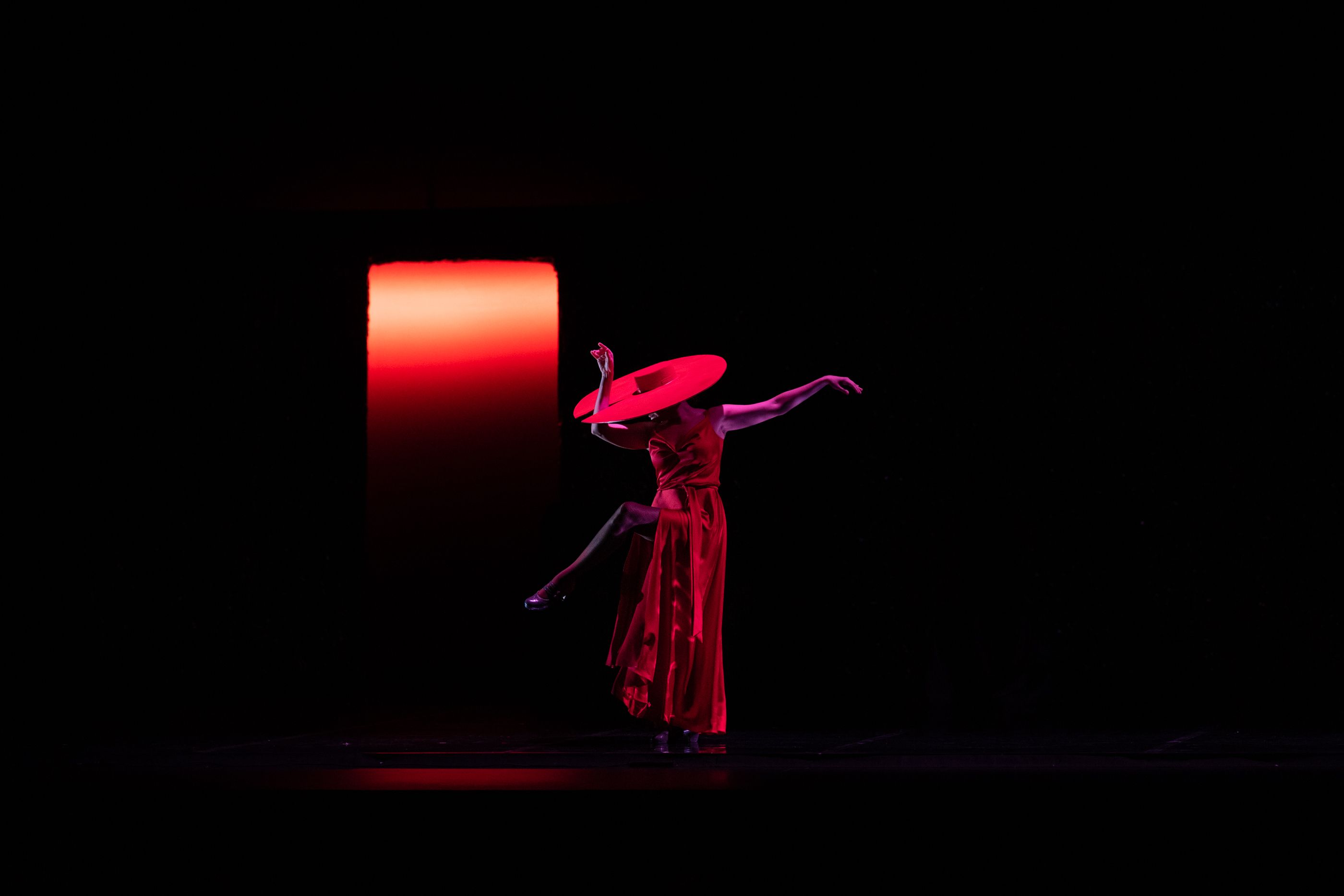 Pasaje del espectáculo 'Nocturna. Arquitectura del Insomnio' en el Festival de Jerez de 2023