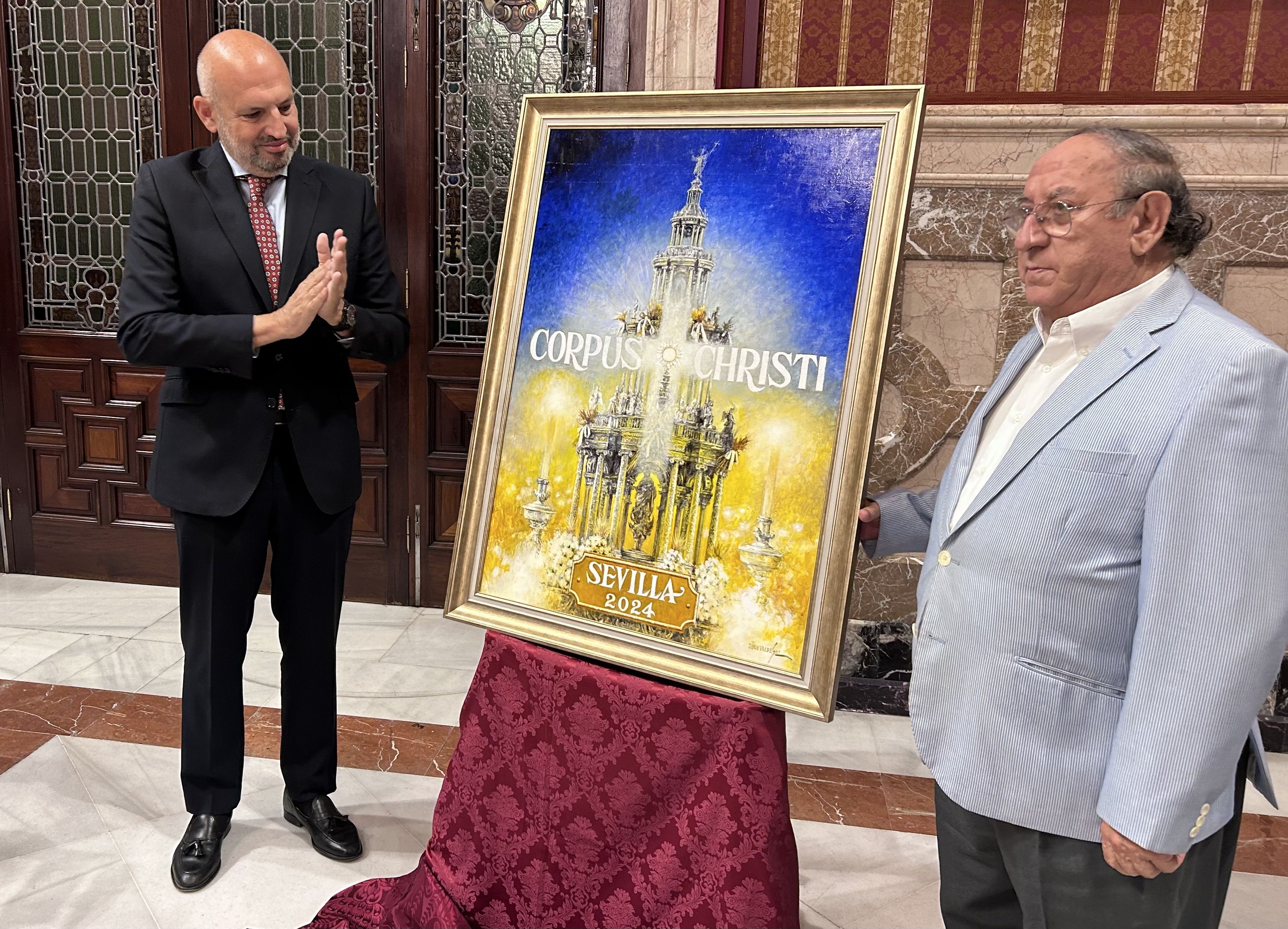 La presentación del cartel del Corpus Christi de Sevilla 2024.