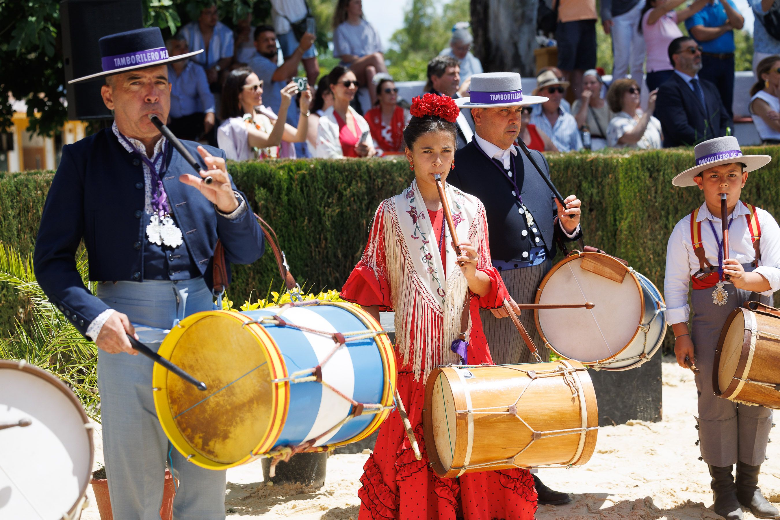 Los rocieros de Jerez reciben el Caballo de Oro 2024 