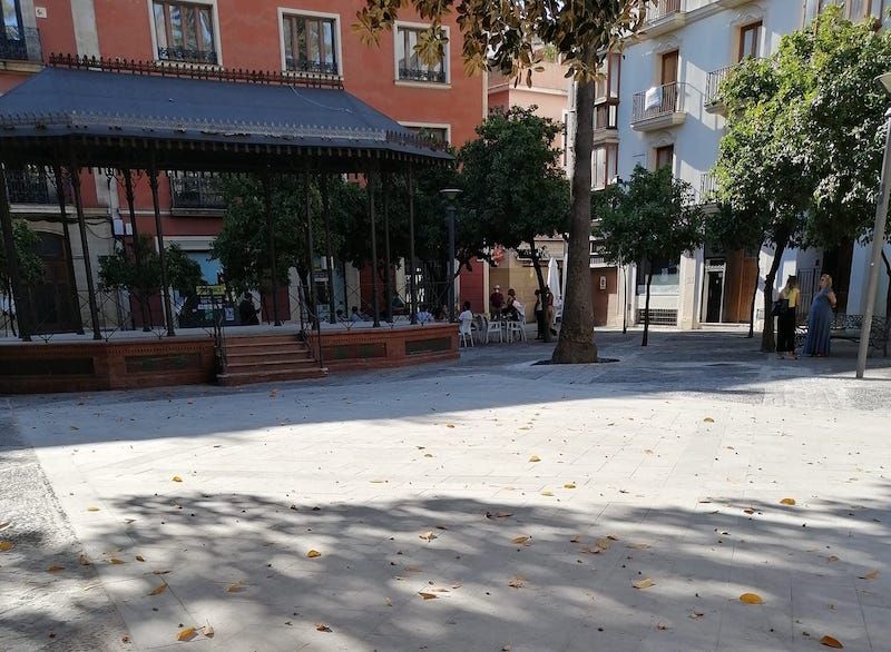 La pista de baile de la Alameda del Banco.