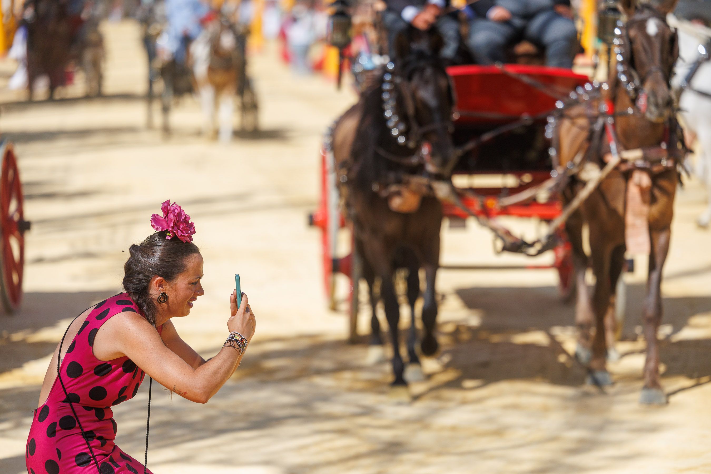 El sábado de la Feria de Jerez, en imágenes.