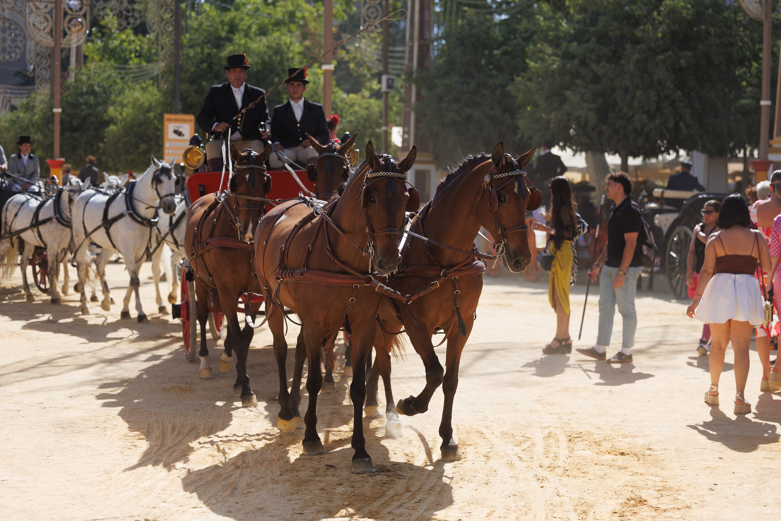 El sábado de la Feria de Jerez, en imágenes.