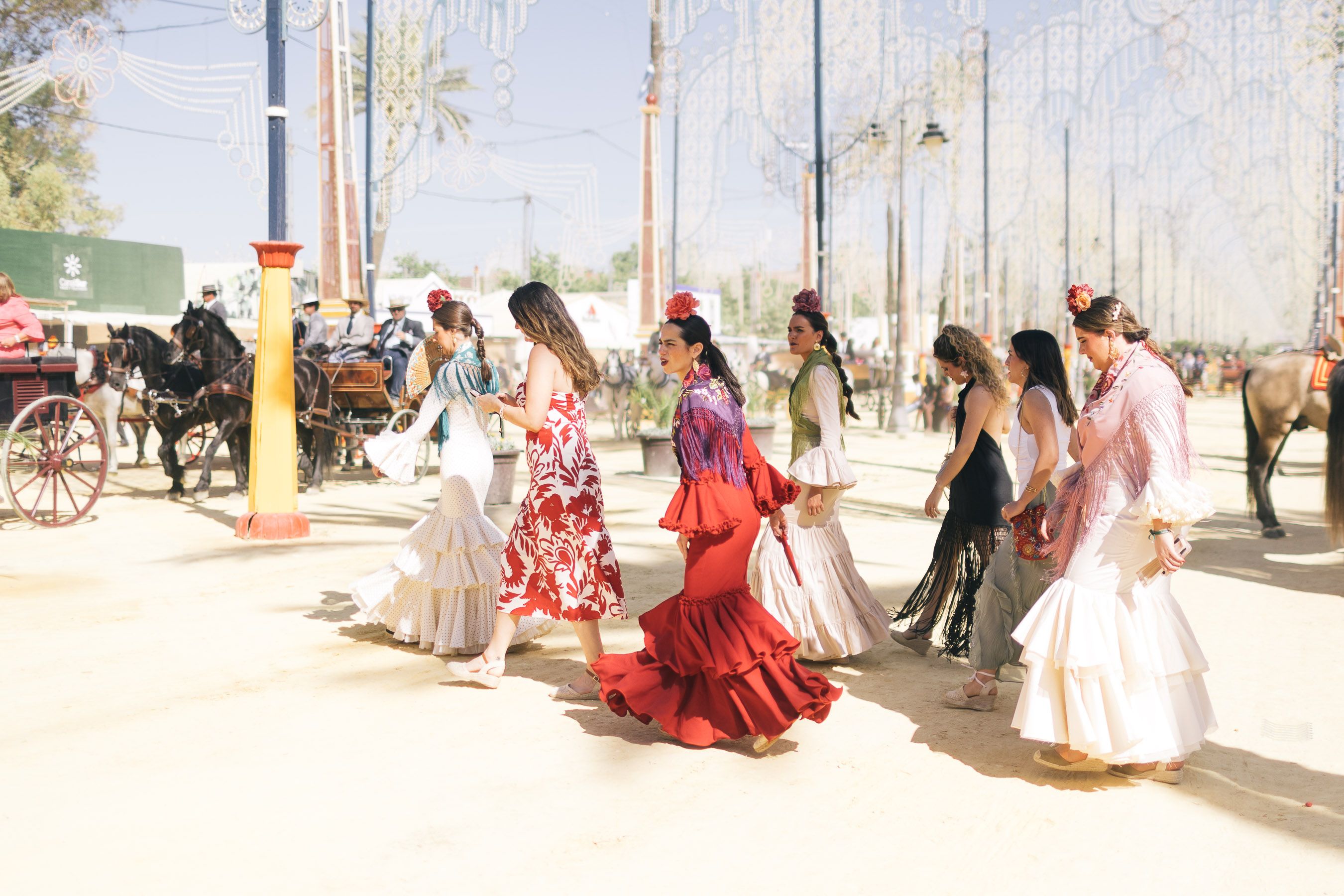 El sábado de la Feria de Jerez, en imágenes.