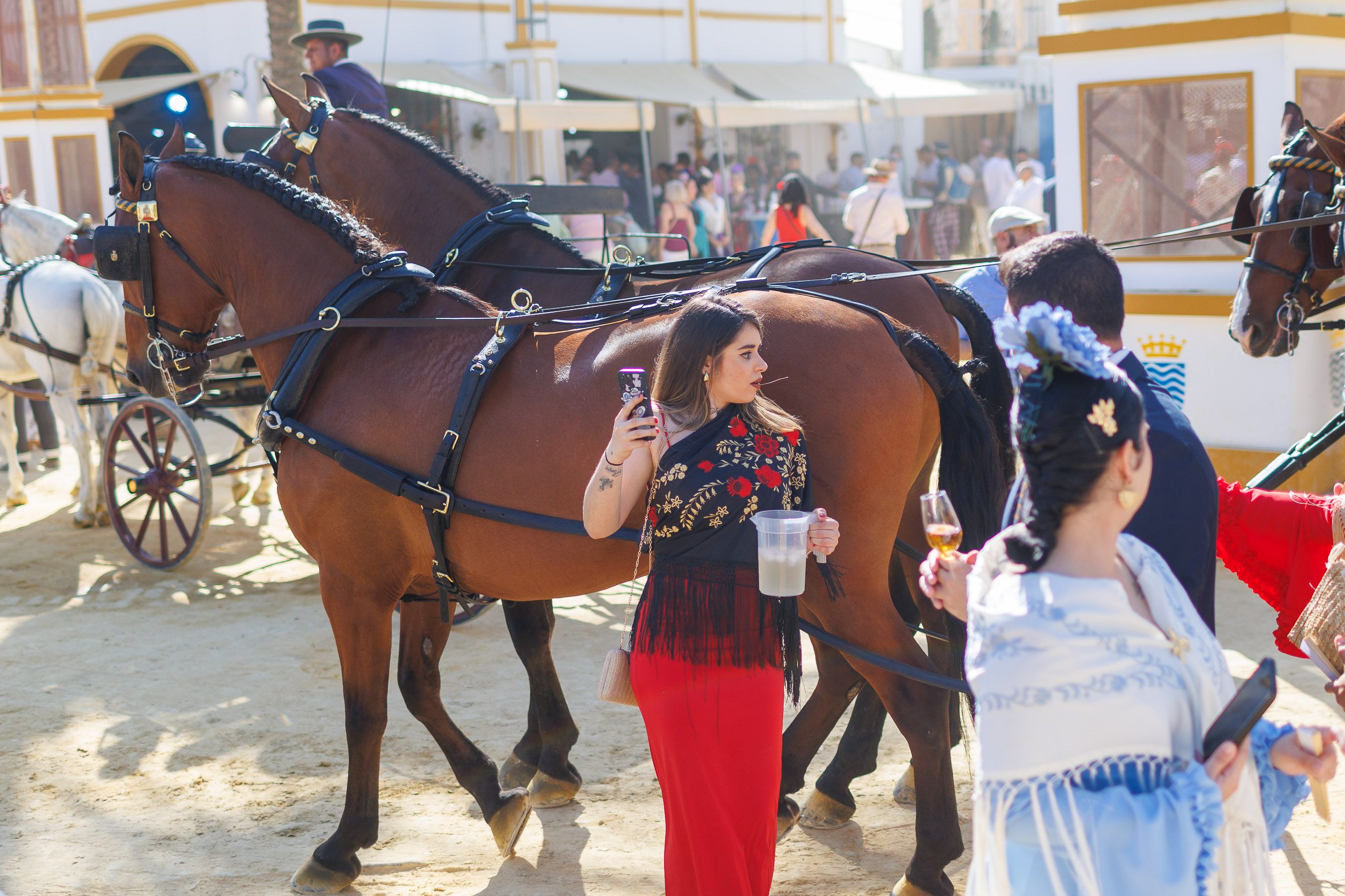 El sábado de la Feria de Jerez, en imágenes.