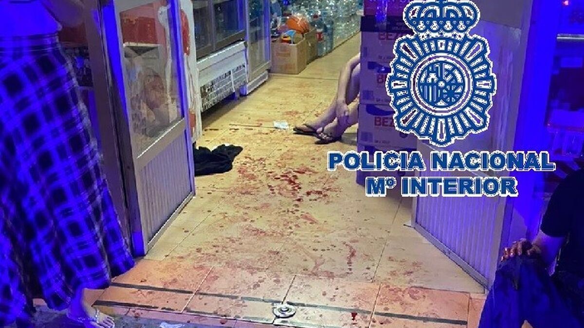 Imagen del bazar chino donde se produjo la brutal agresión.