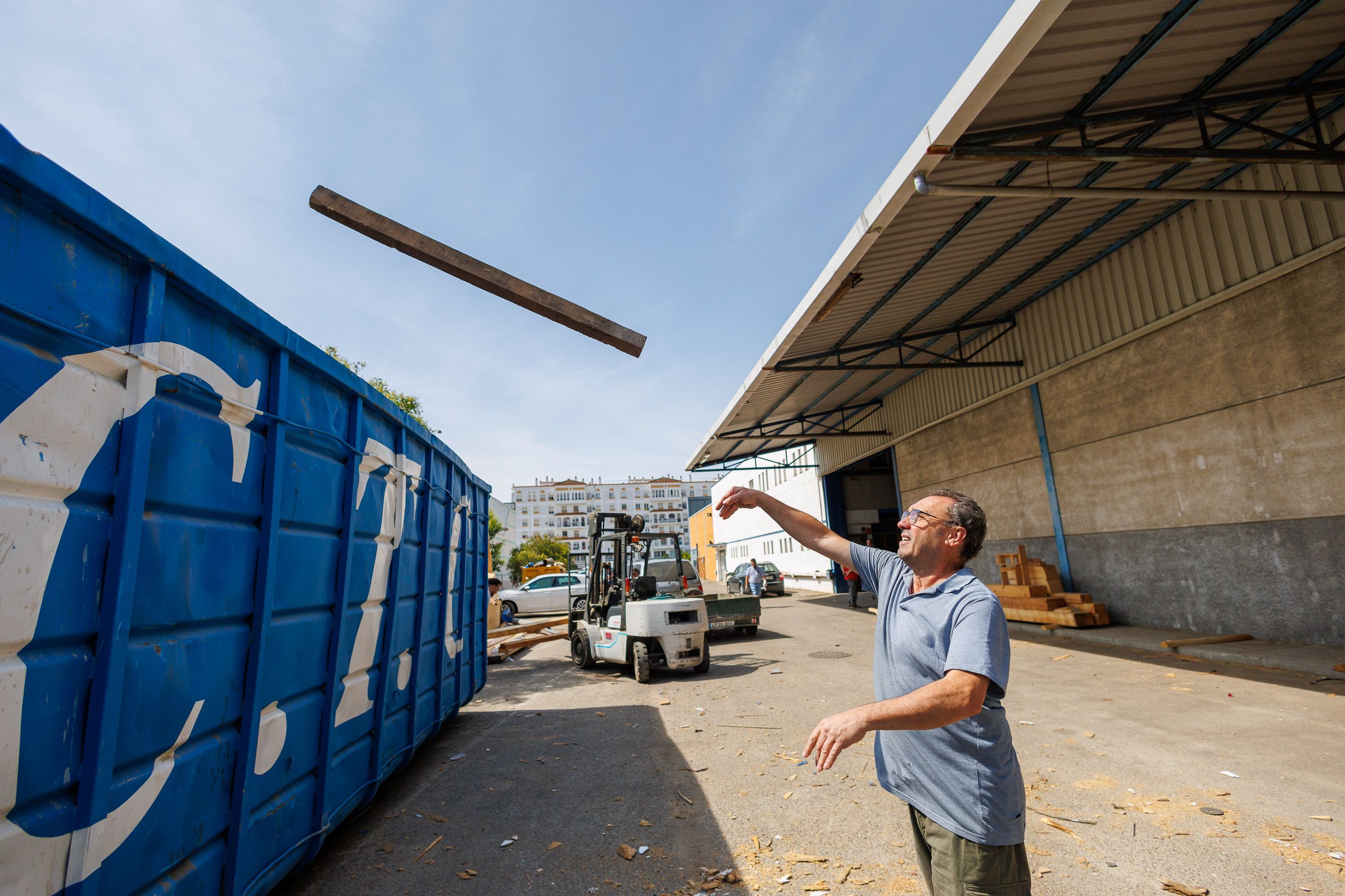 Diego Rosado, uno de los últimos trabajadoras de Aserradora Jerezana.