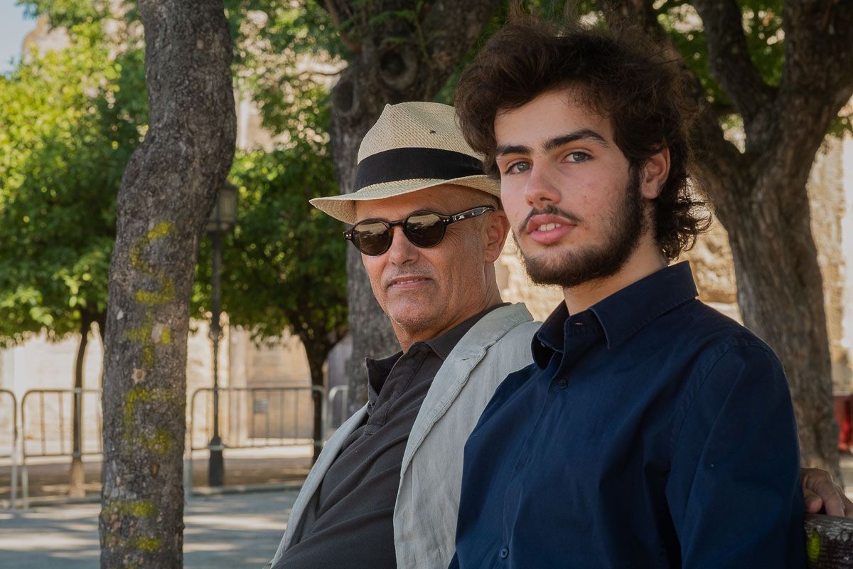 Los creadores de 'Amniótica' en Jerez. FOTO: MANU GARCÍA