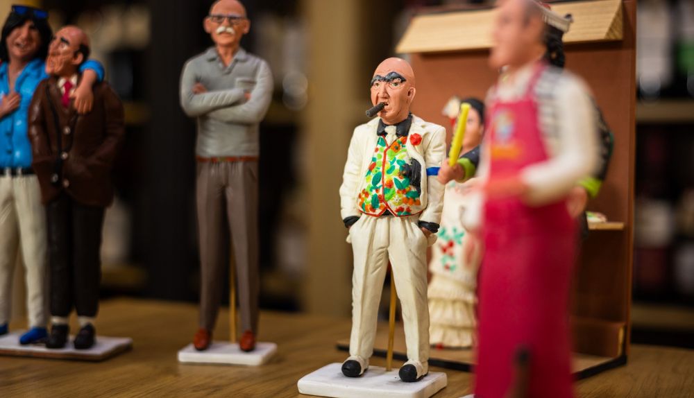 Detalle de las figuras creadas por el portuense.