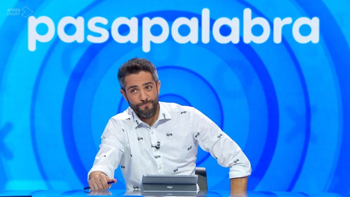 El presentador Roberto Leal durante una emisión de 'Pasapalabra'.