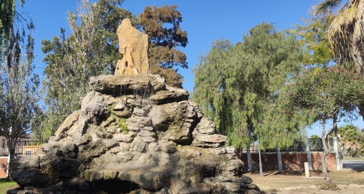 El Parque del Porvenir, uno de los sitios propuestos, en una imagen publicada por el Ayuntamiento de Puerto Real en redes sociales.
