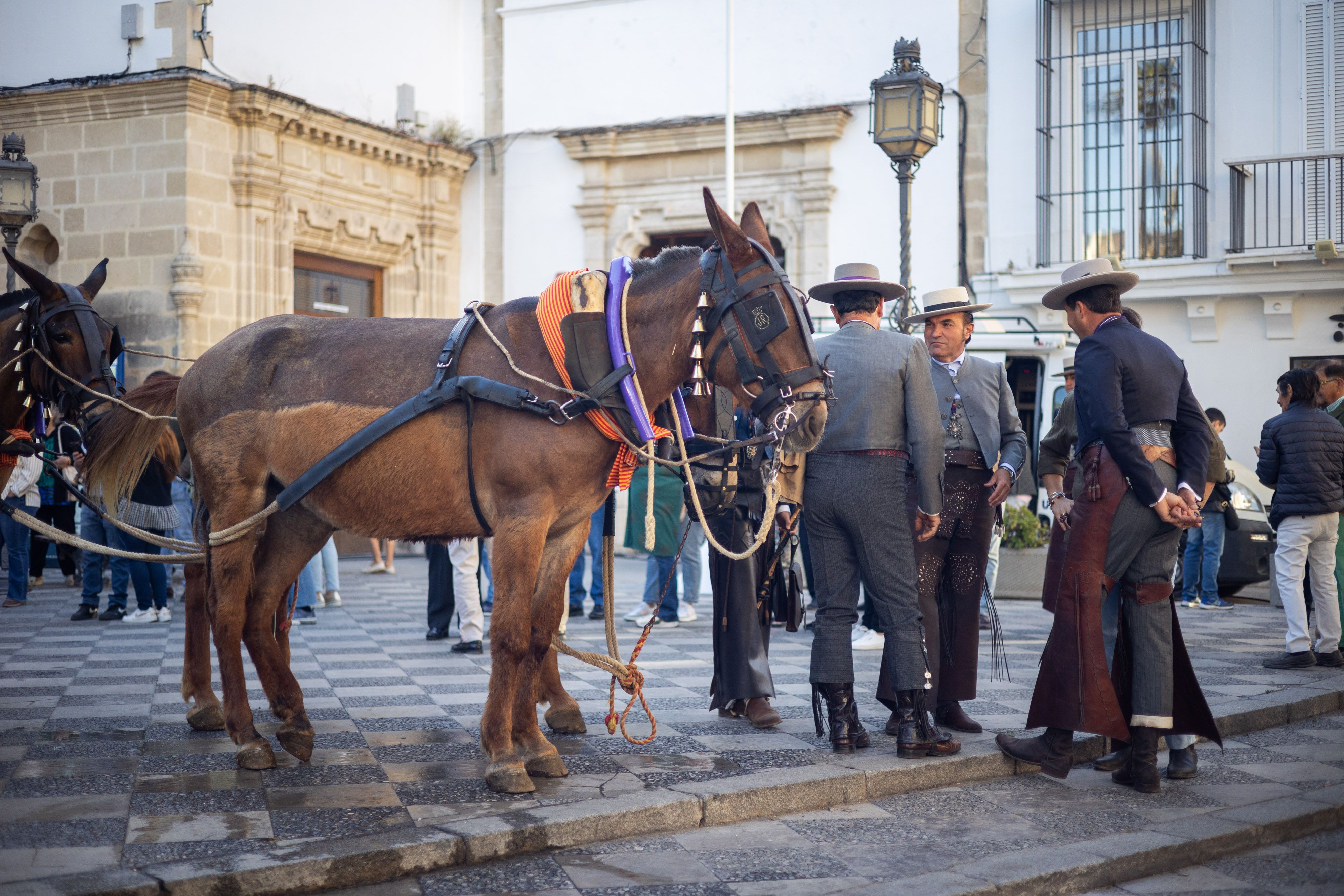 Los romeros de Jerez ya caminan rumbo al Rocío
