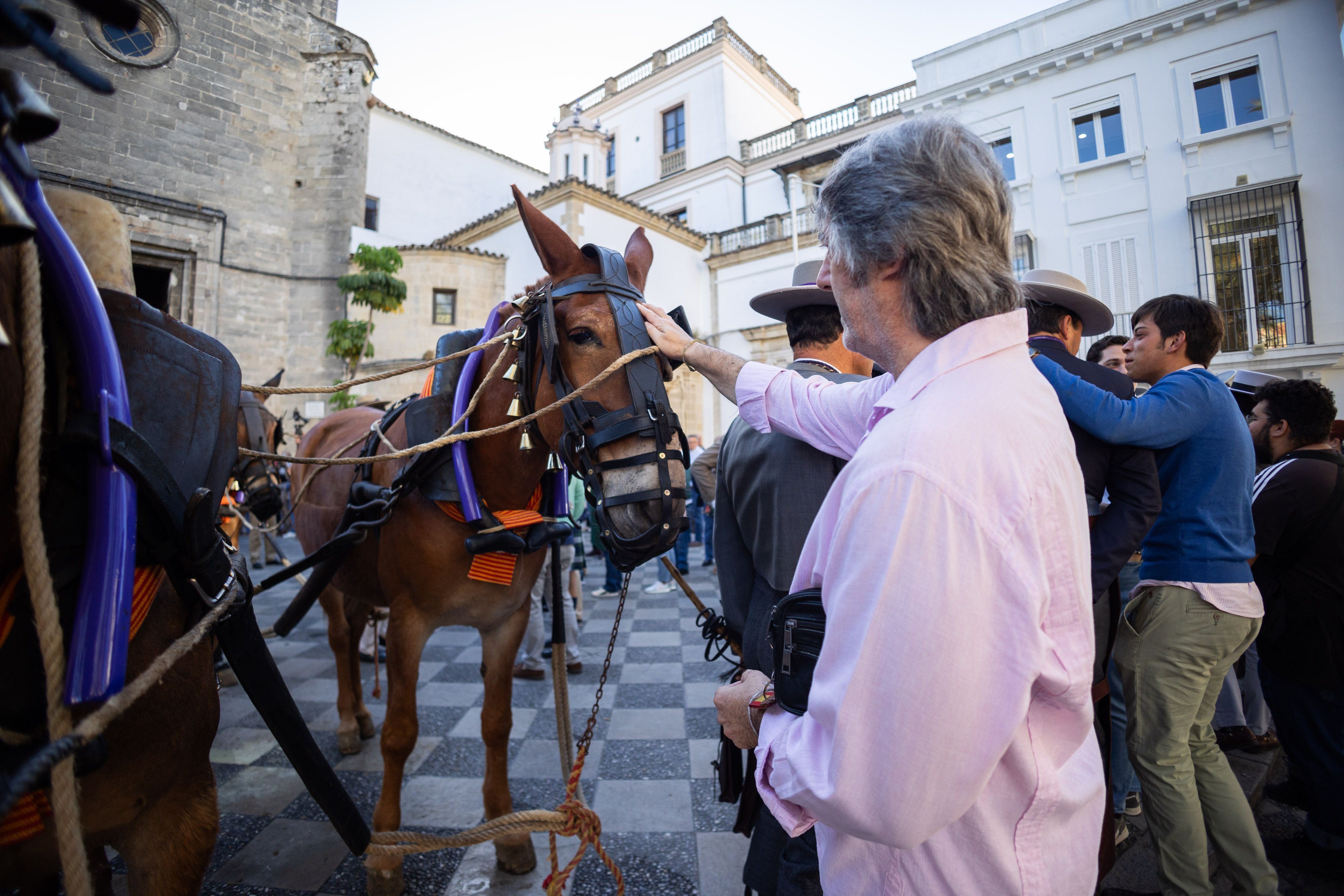 Los romeros de Jerez ya caminan rumbo al Rocío