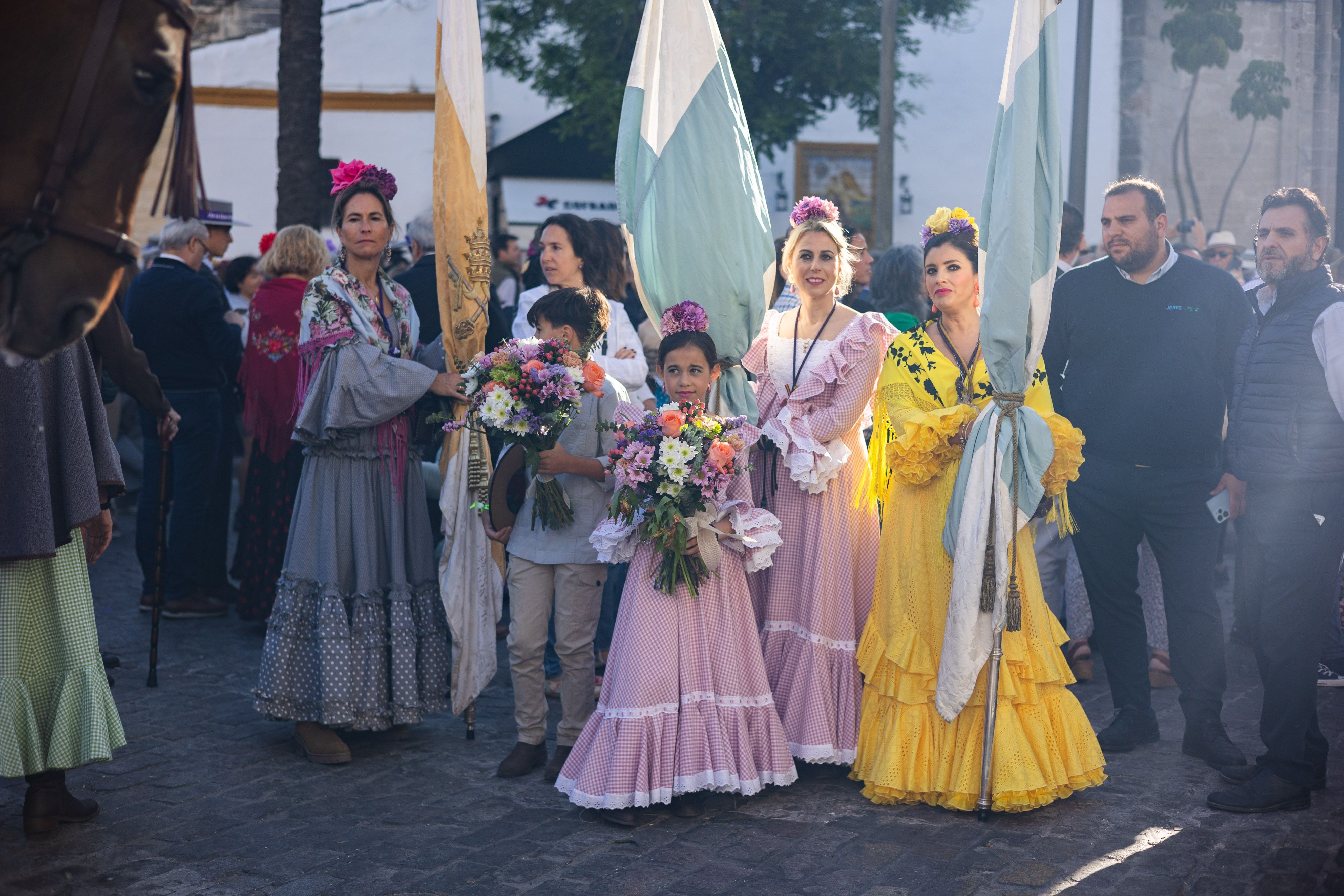 Los romeros de Jerez ya caminan rumbo al Rocío