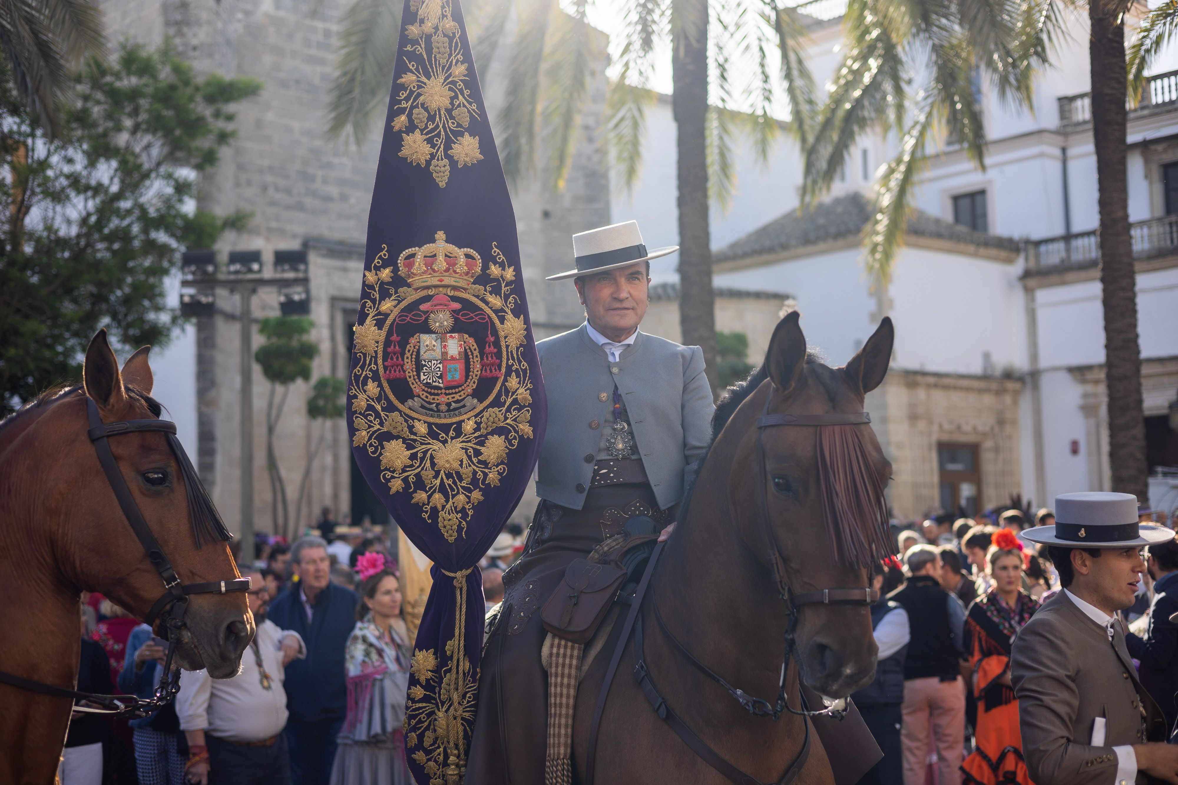 Los romeros de Jerez ya caminan rumbo al Rocío