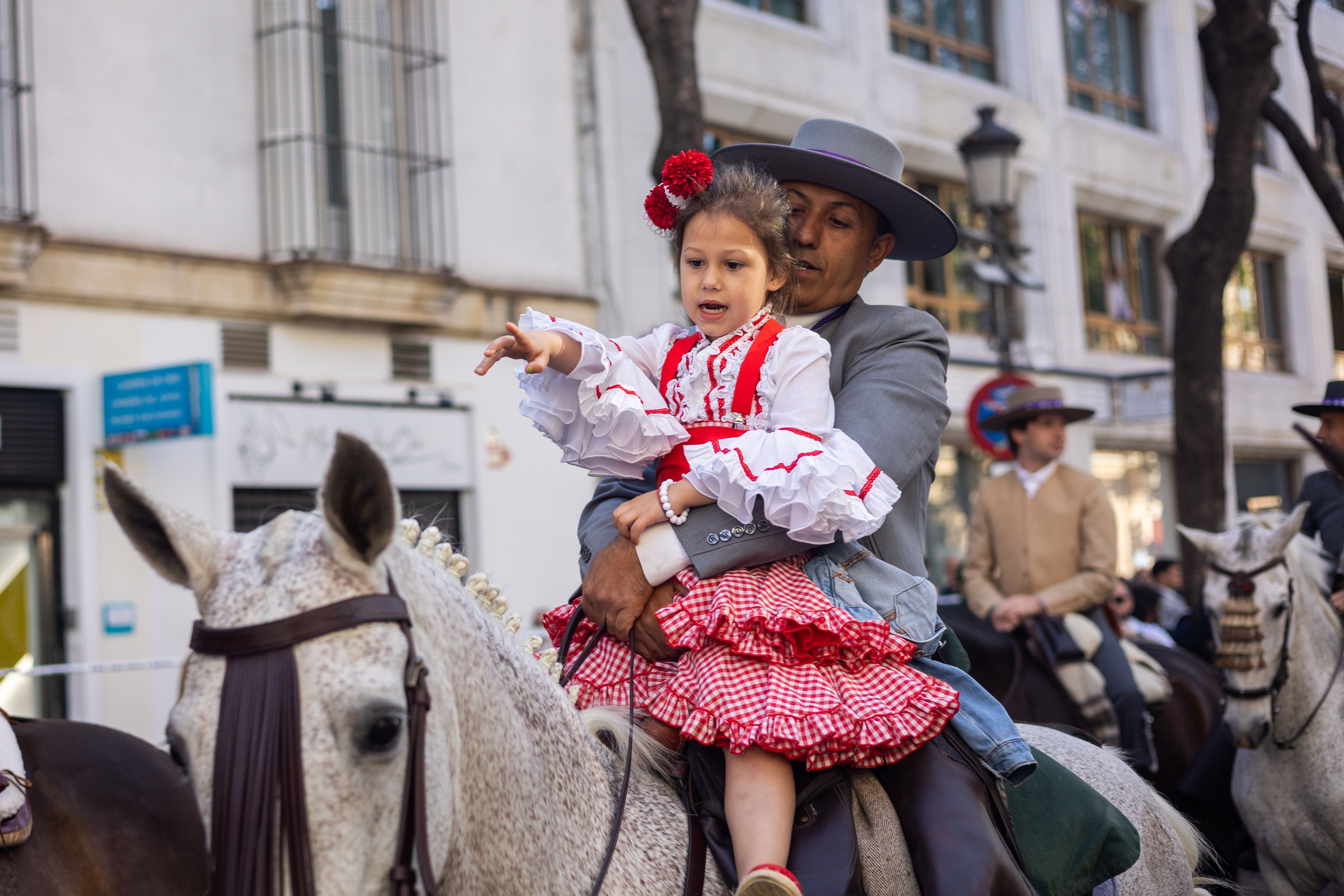 Los romeros de Jerez ya caminan rumbo al Rocío