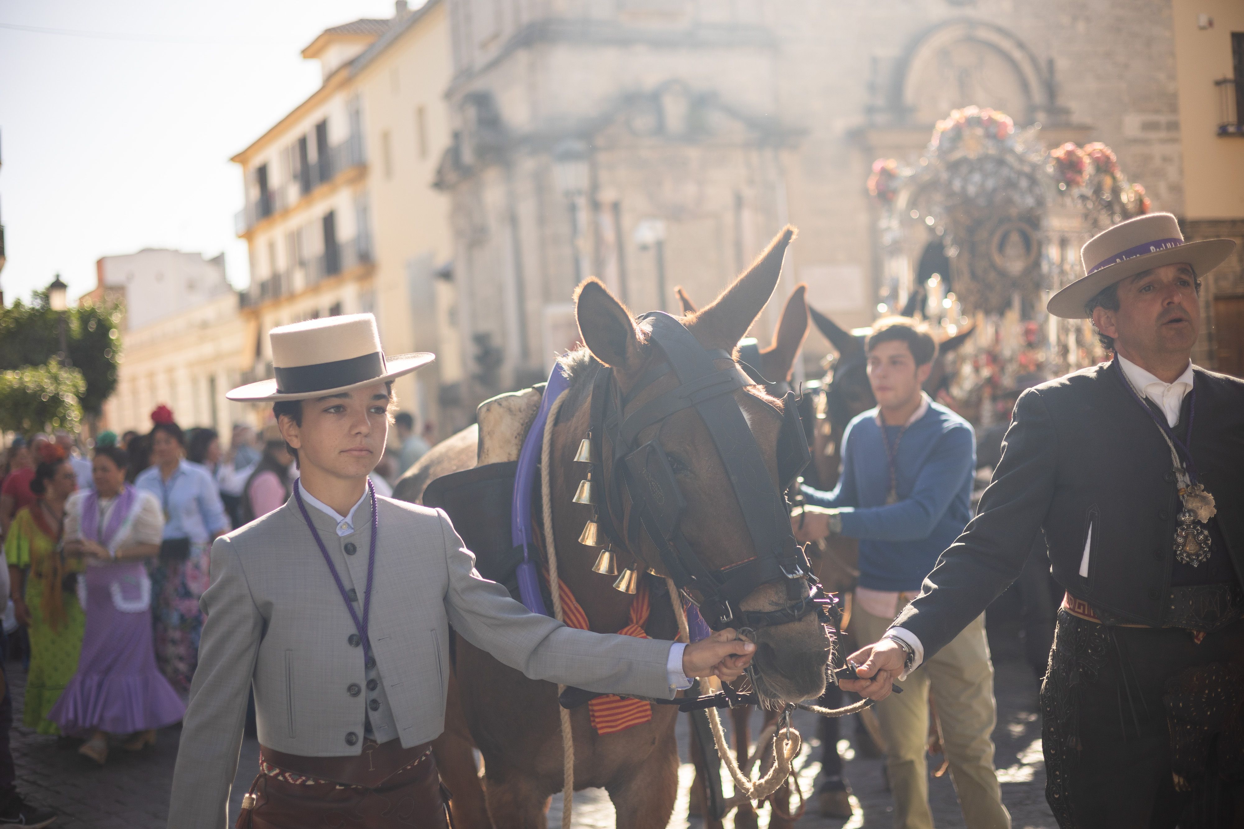 Los romeros de Jerez ya caminan rumbo al Rocío