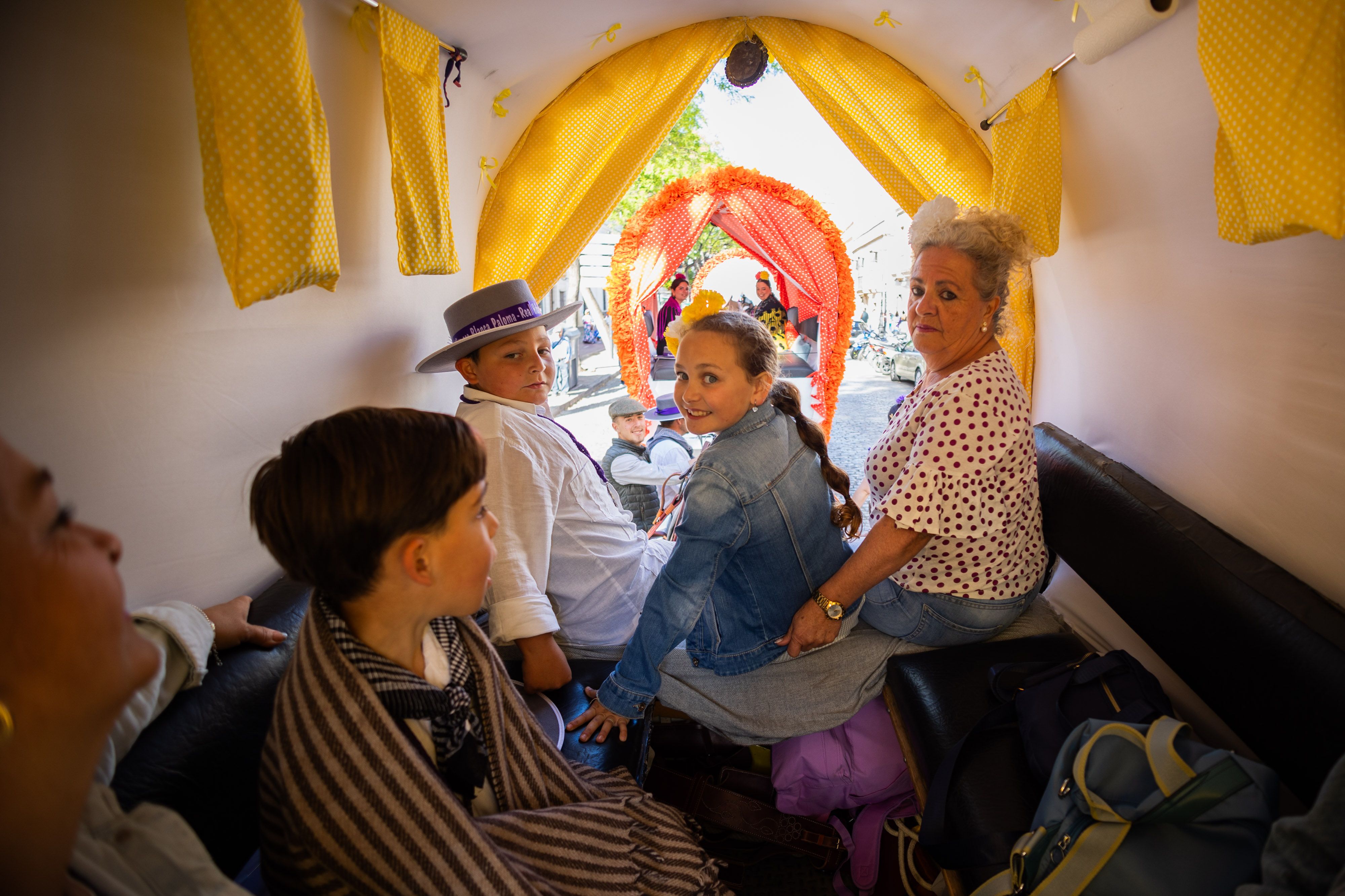 Los romeros de Jerez ya caminan rumbo al Rocío