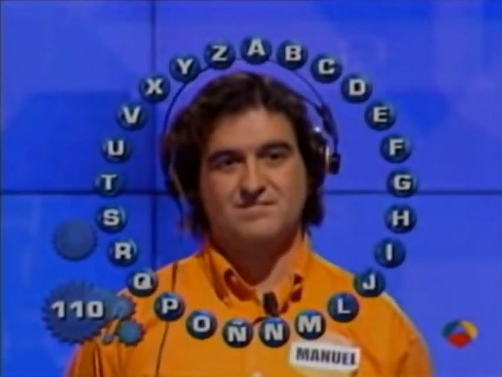 Manolo Romero, hace 20 años, cuando ganó el gran bote de 'Pasapalabra'.